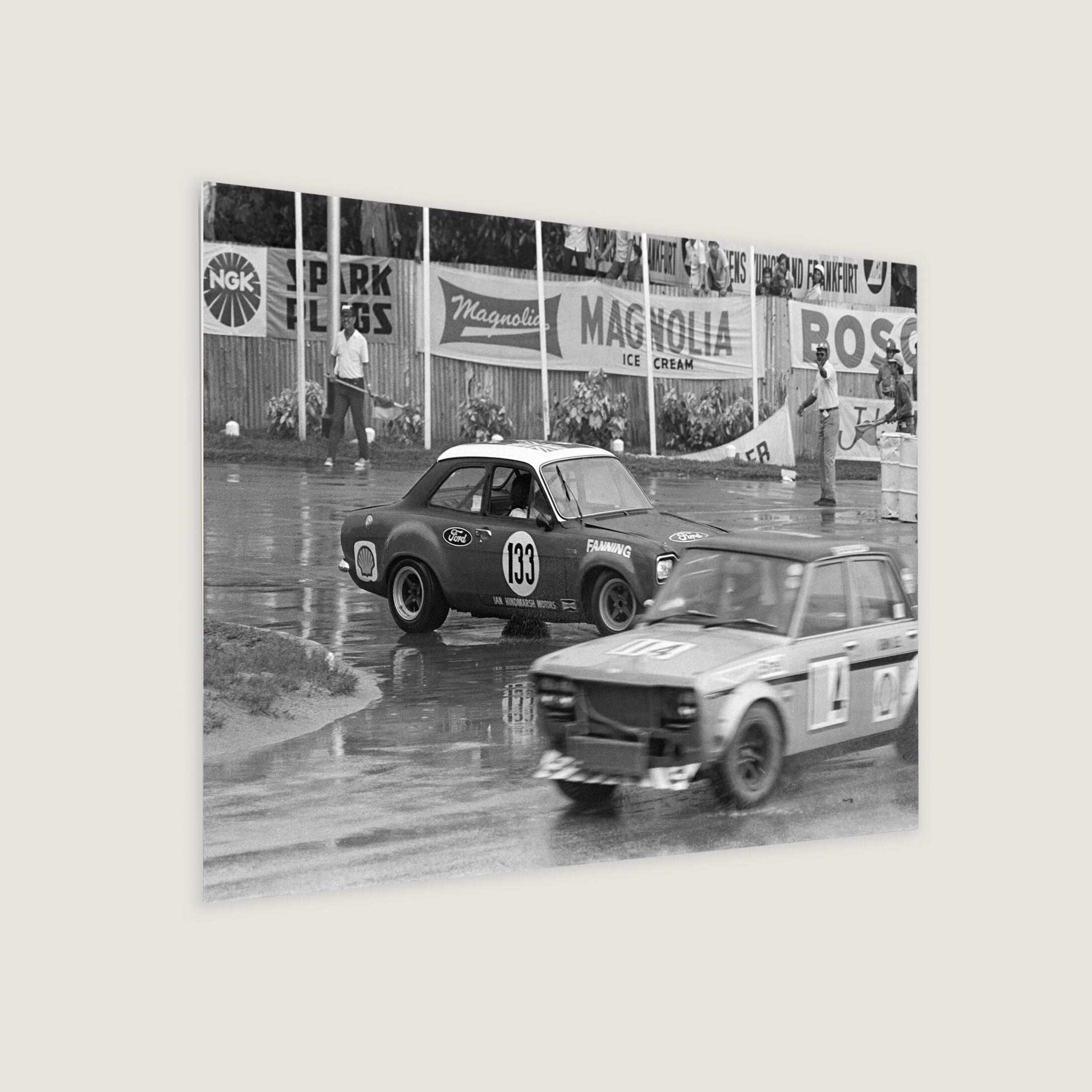 Saloon & Tourers Race on a Rainy Grand Prix Day 1972