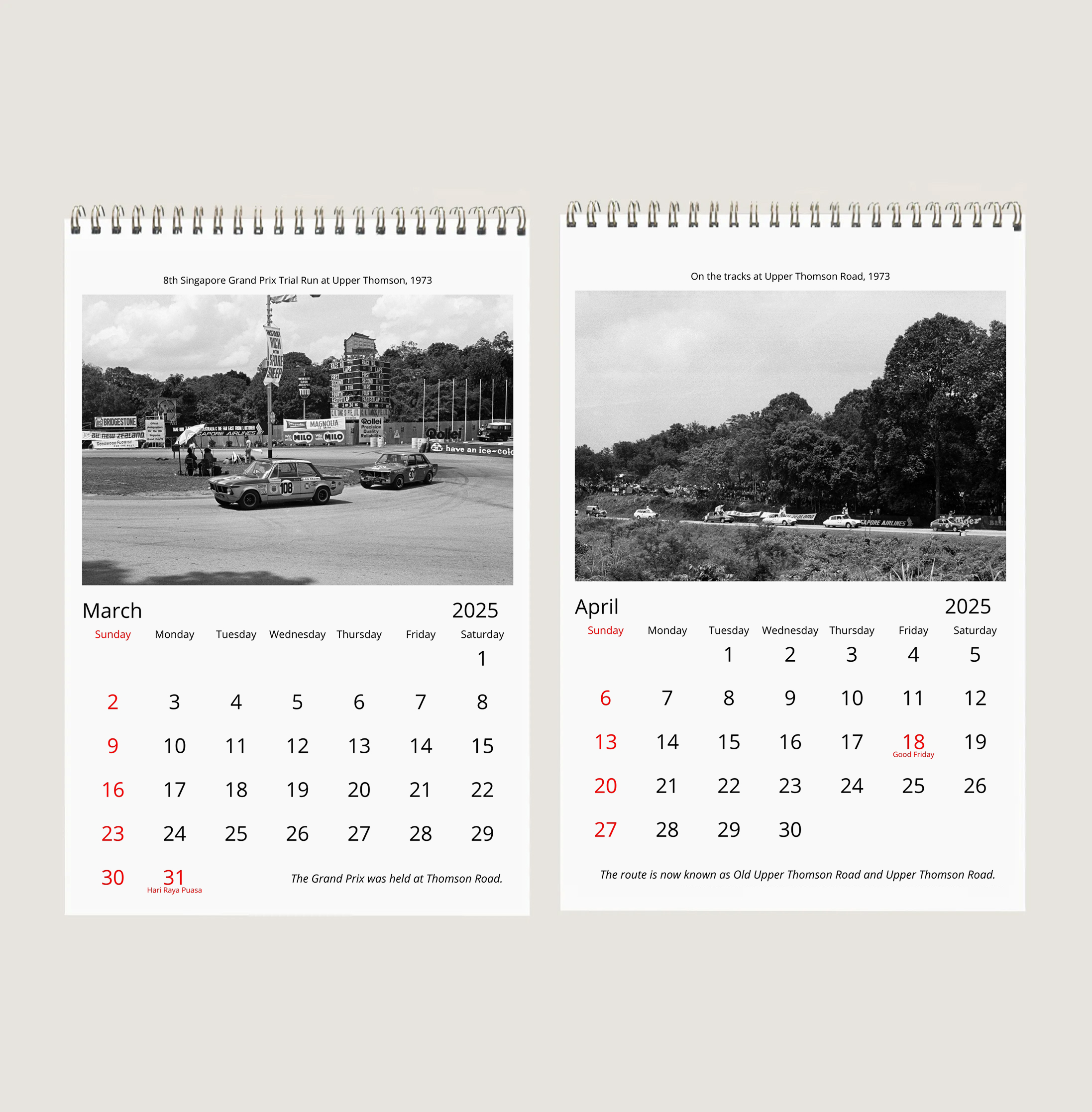 Motor Sports in Singapore Calendar