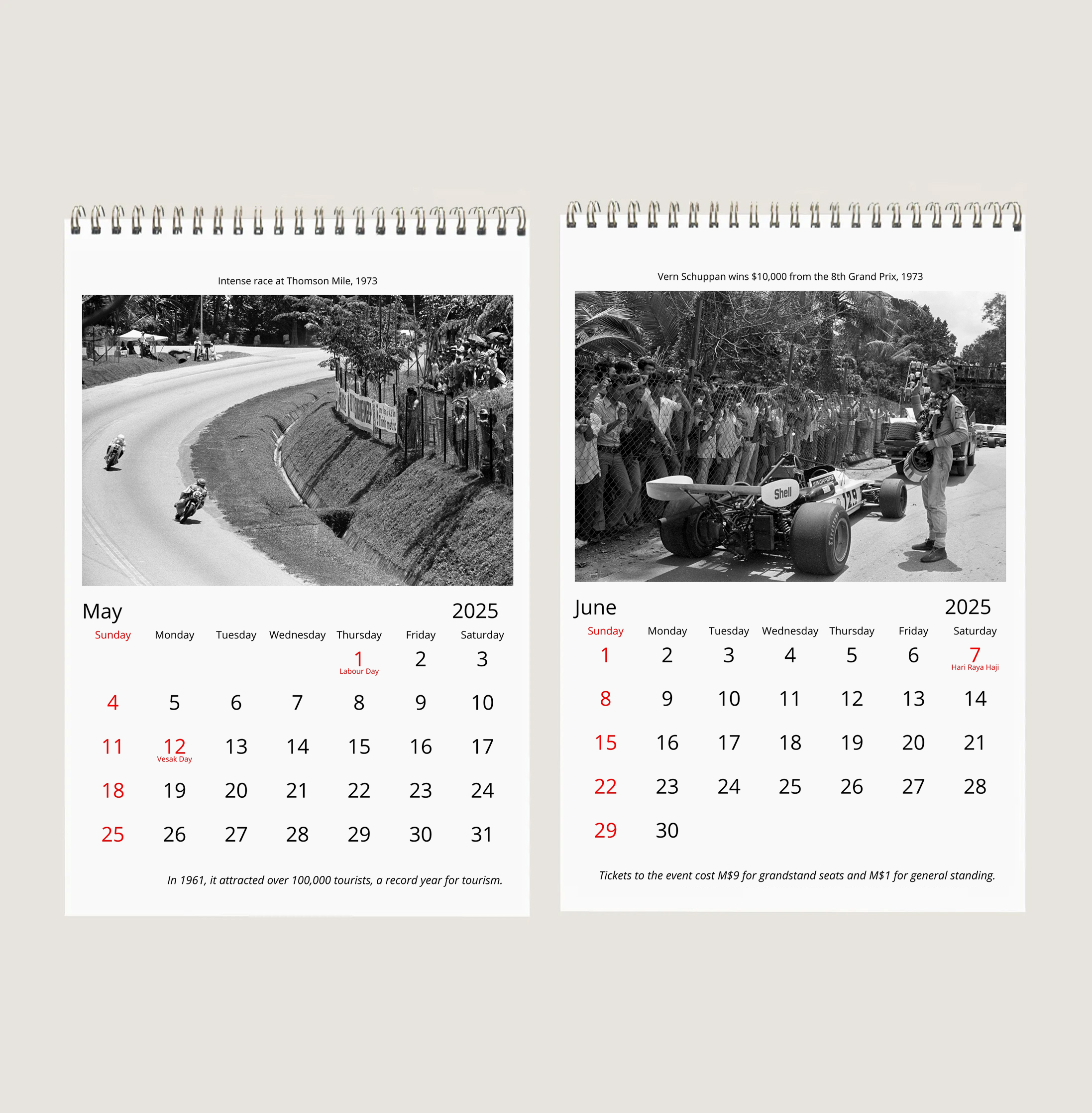 Motor Sports in Singapore Calendar