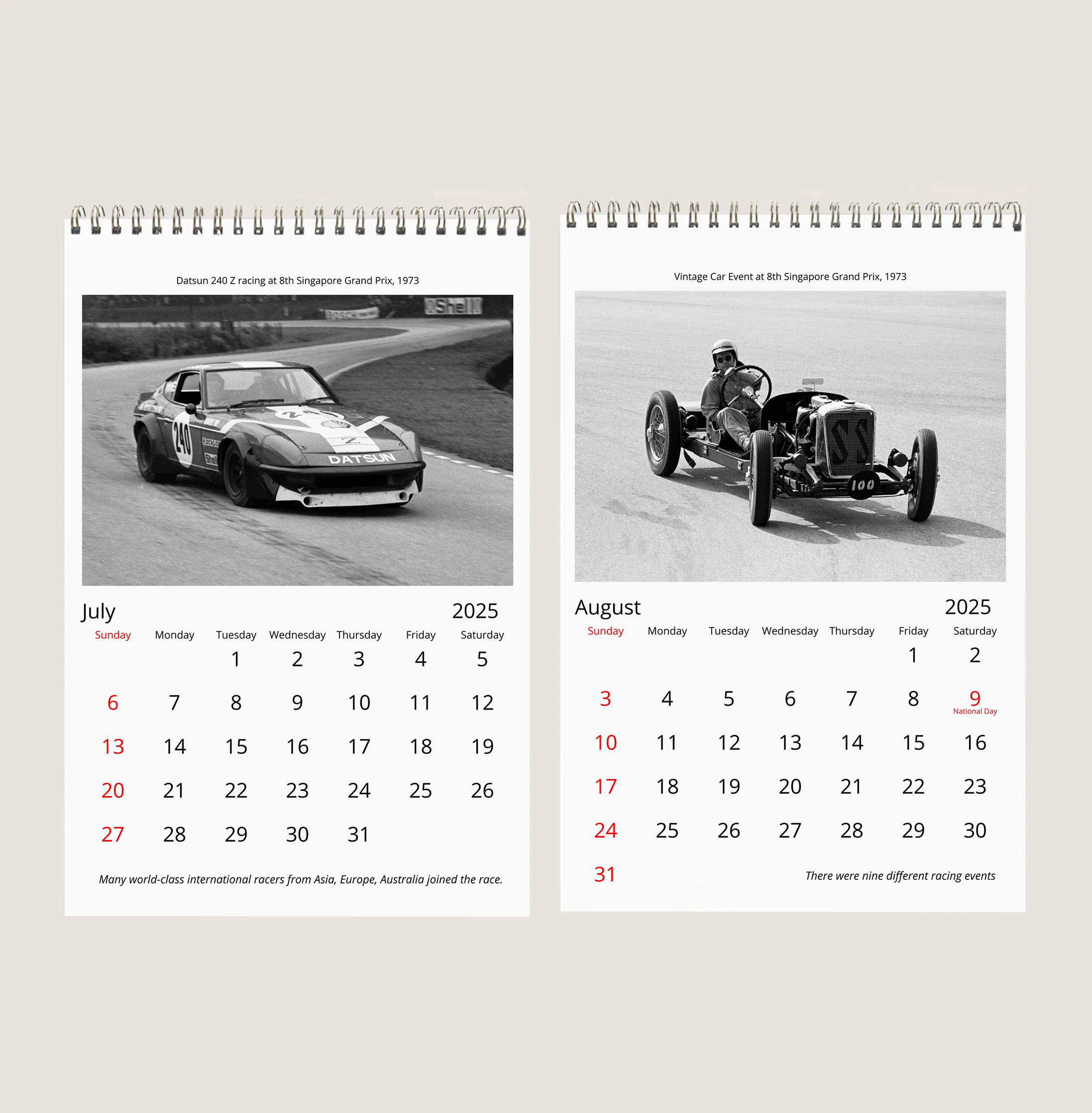 Motor Sports in Singapore Calendar