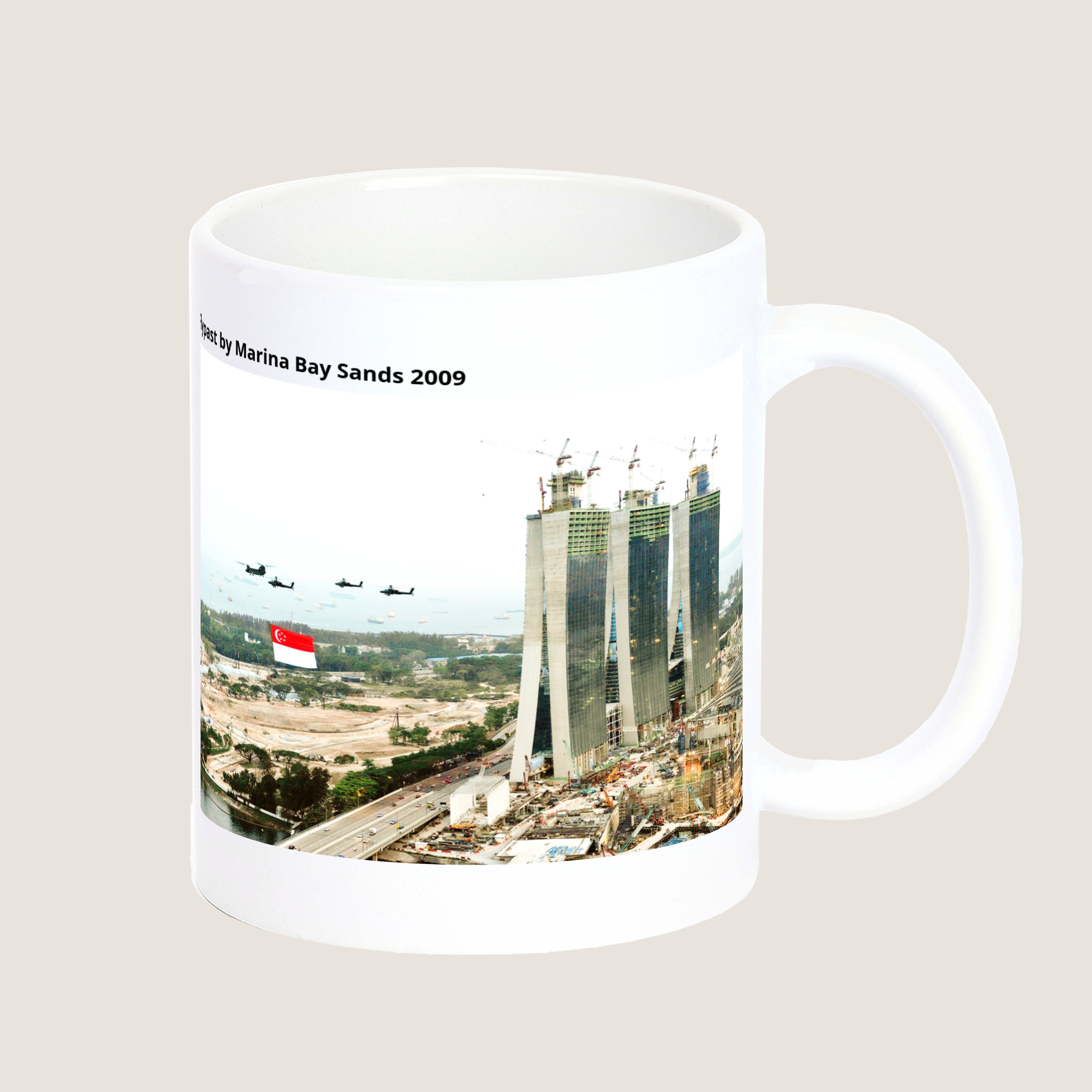 Flypast by Marina Bay Sands 2009 Mug