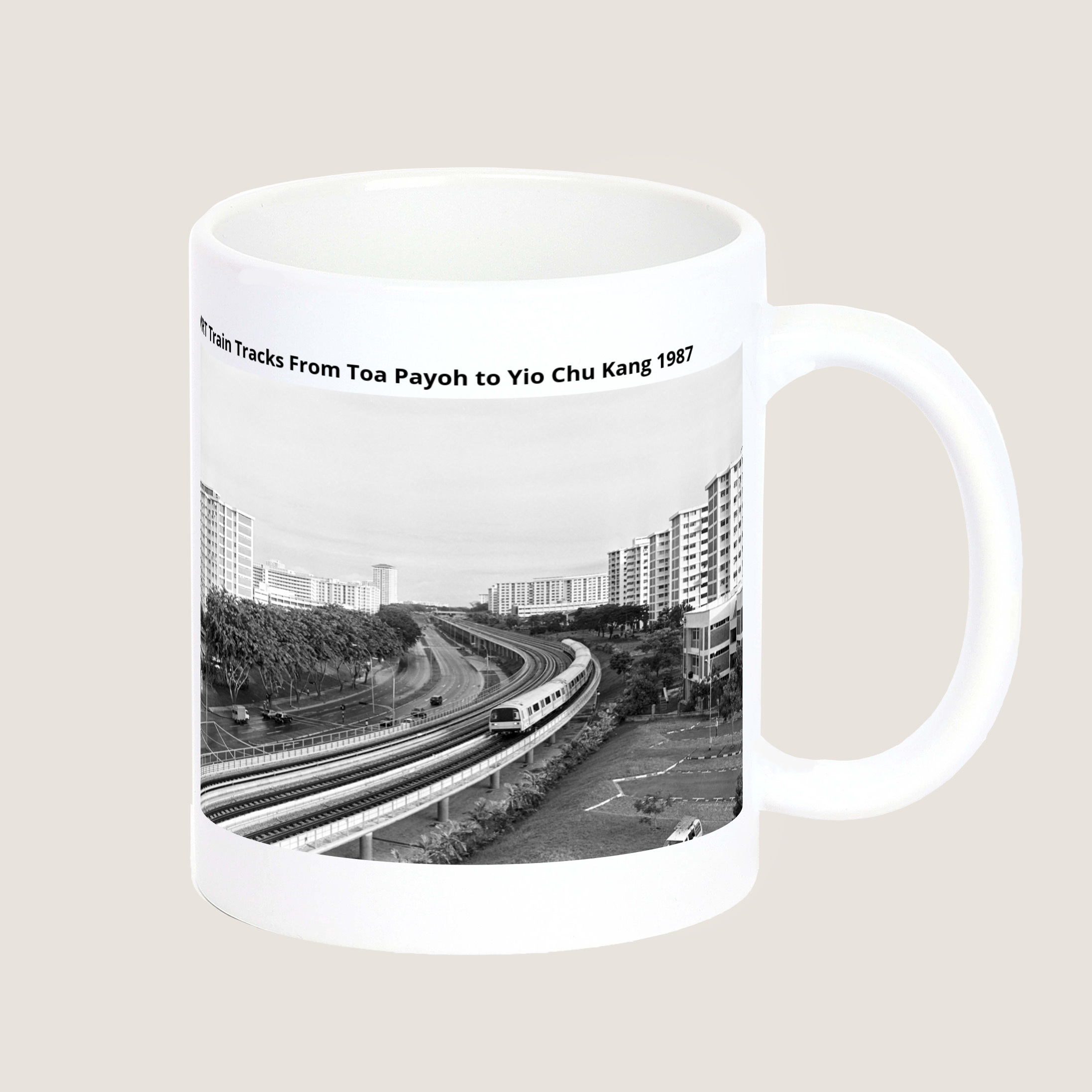 MRT Train Tracks From Toa Payoh to Yio Chu Kang 1987-My Sg Memories