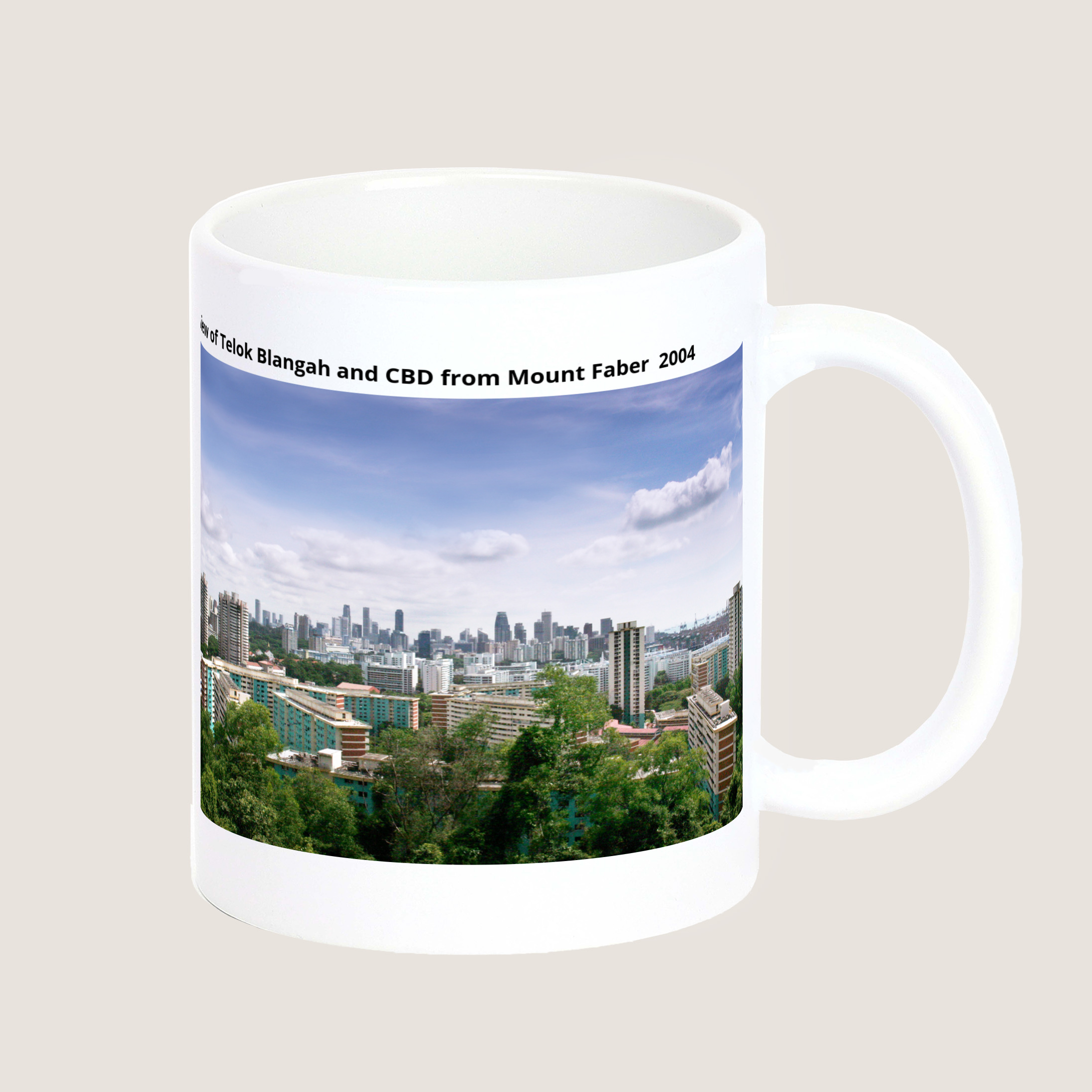 View of Telok Blangah and CBD from Mount Faber 2004
