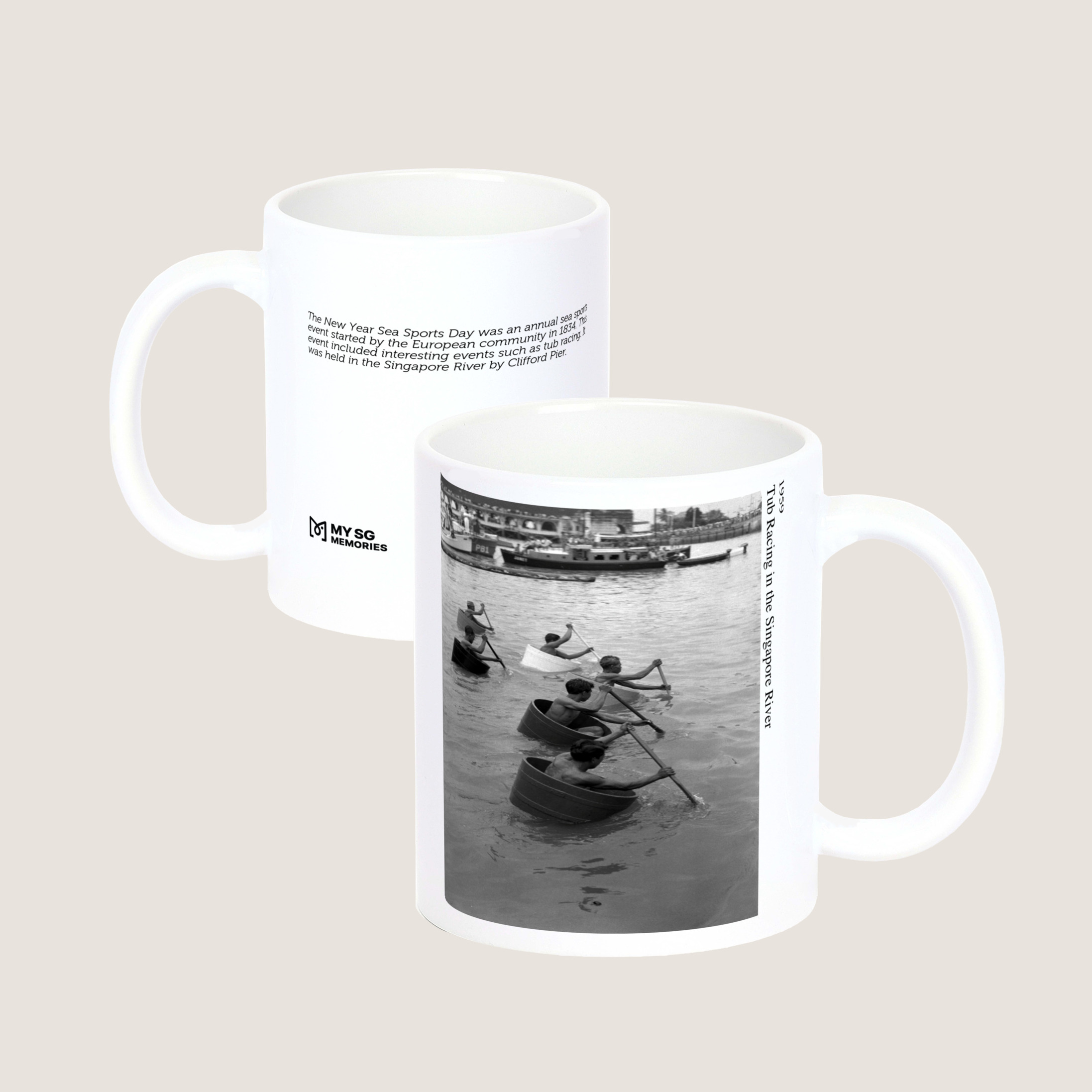 Tub Racing in the Singapore River 1959-My Sg Memories