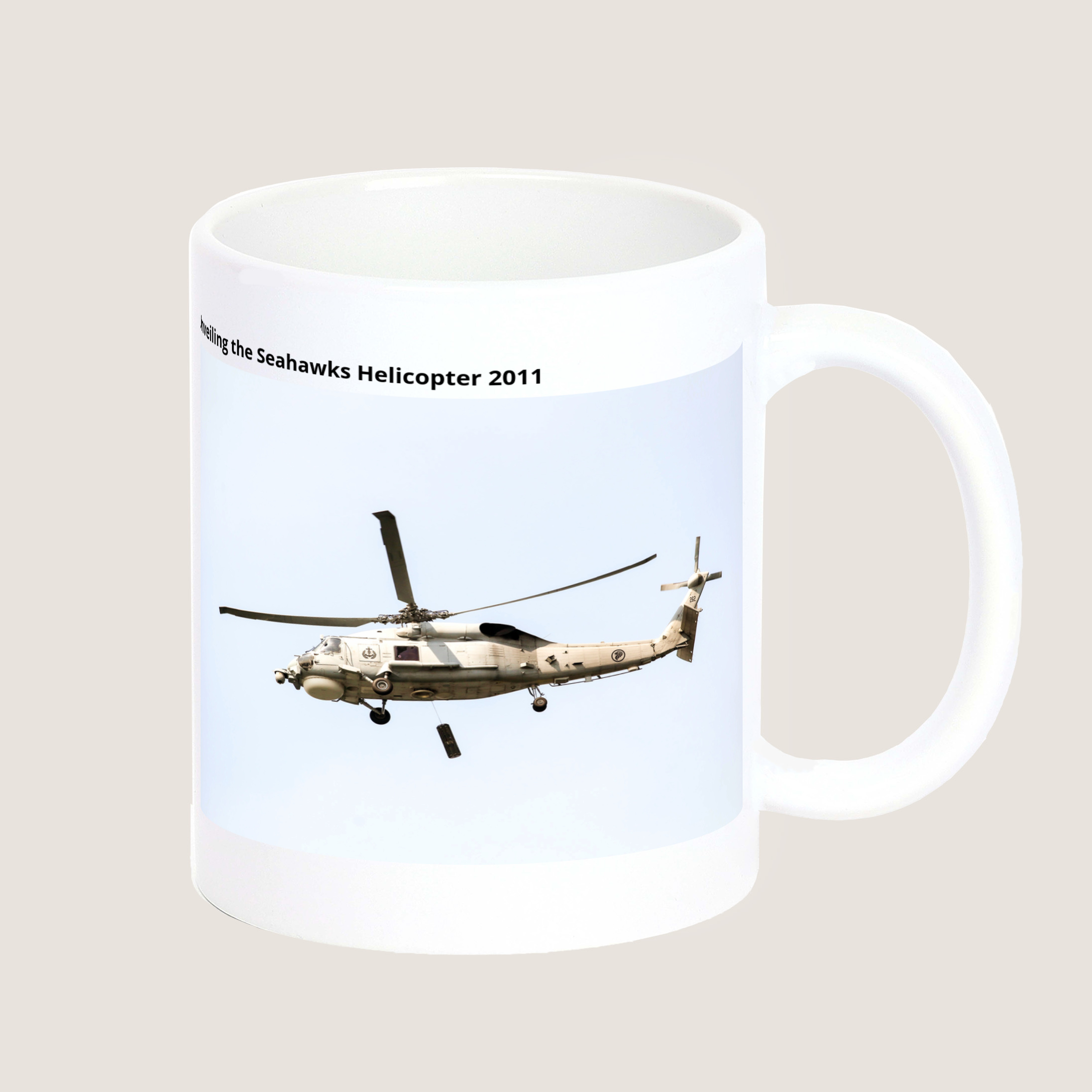 Unveiling the Seahawks Helicopter 2011 Mug