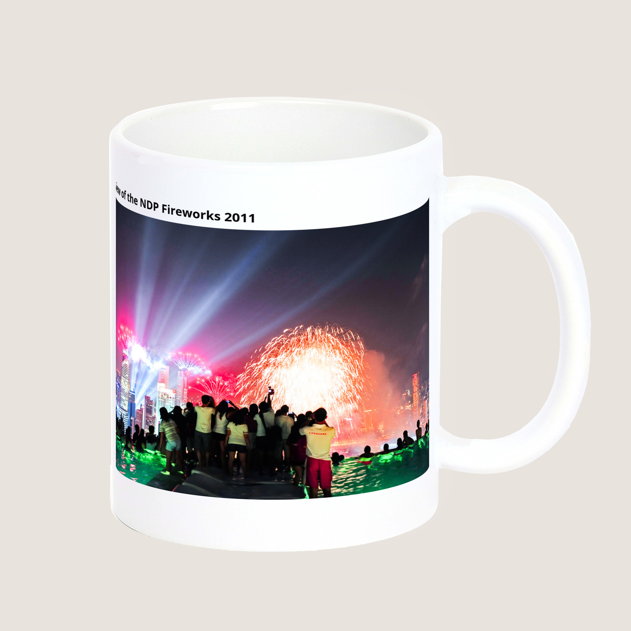 View of the NDP Fireworks 2011 Mug