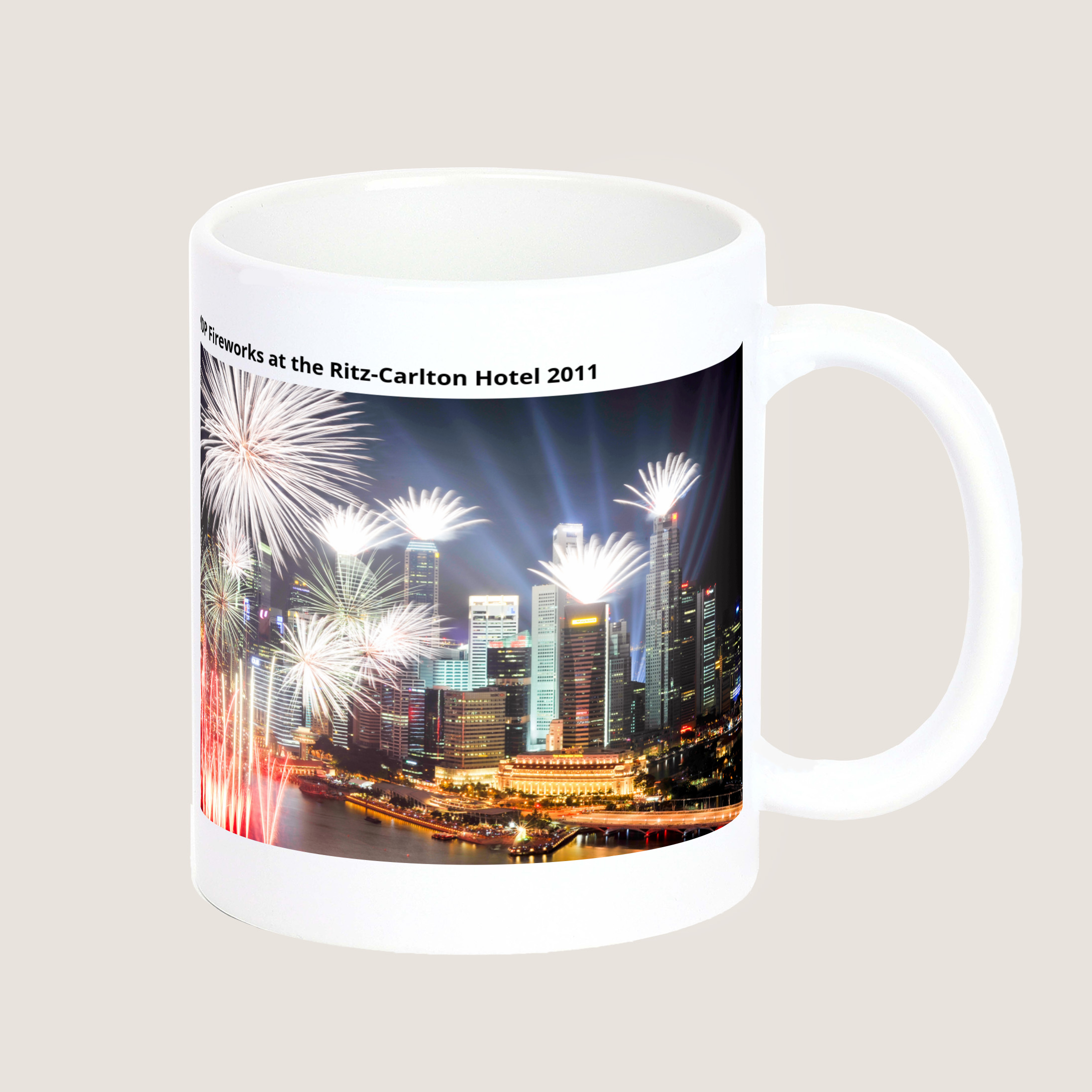 NDP Fireworks at the Ritz-Carlton Hotel 2011 Mug