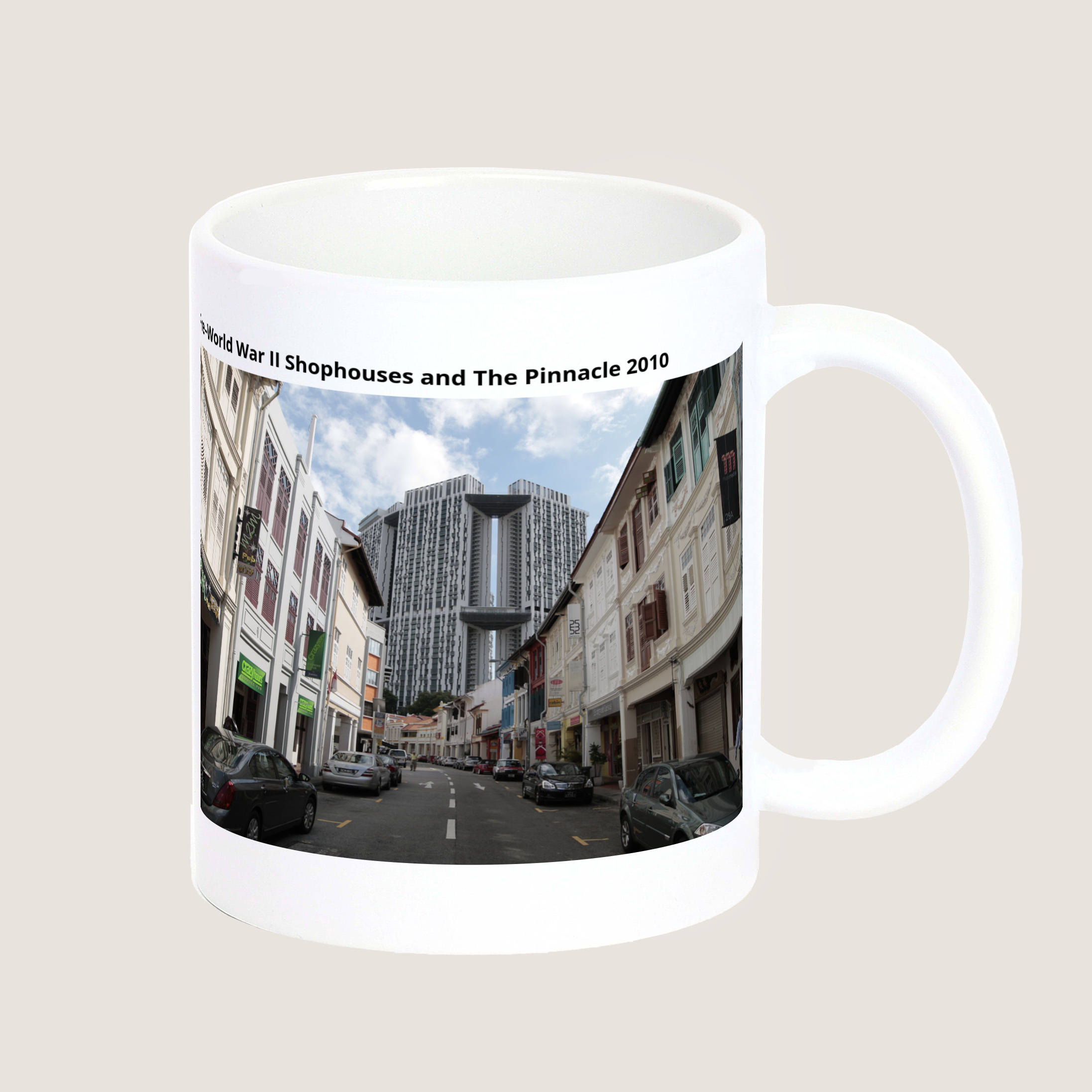 Pre–World War II Shophouses and The Pinnacle 2010