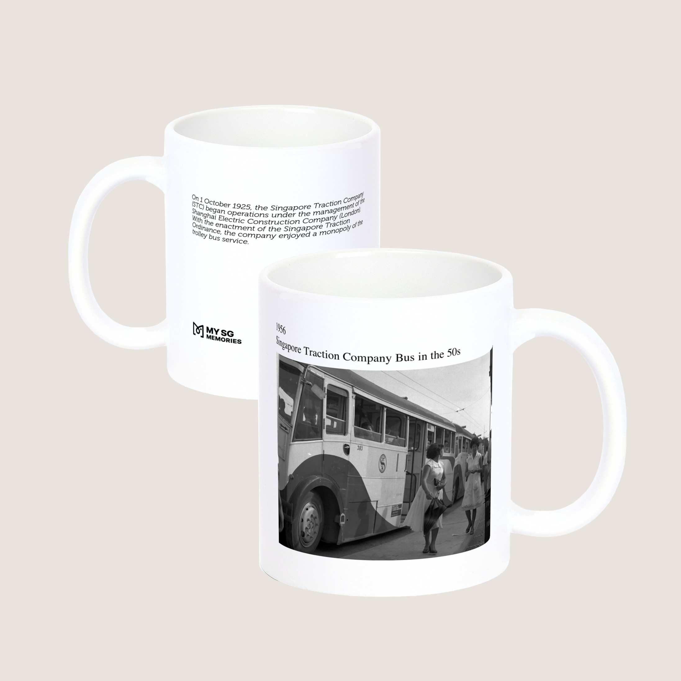 Singapore Traction Company Bus in the 50s 1956-My Sg Memories