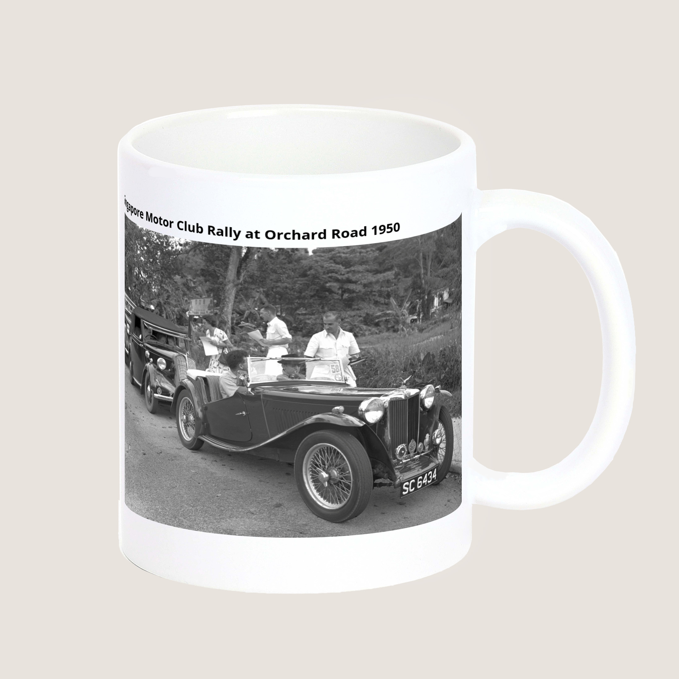 Singapore Motor Club Rally at Orchard Road 1950-My Sg Memories