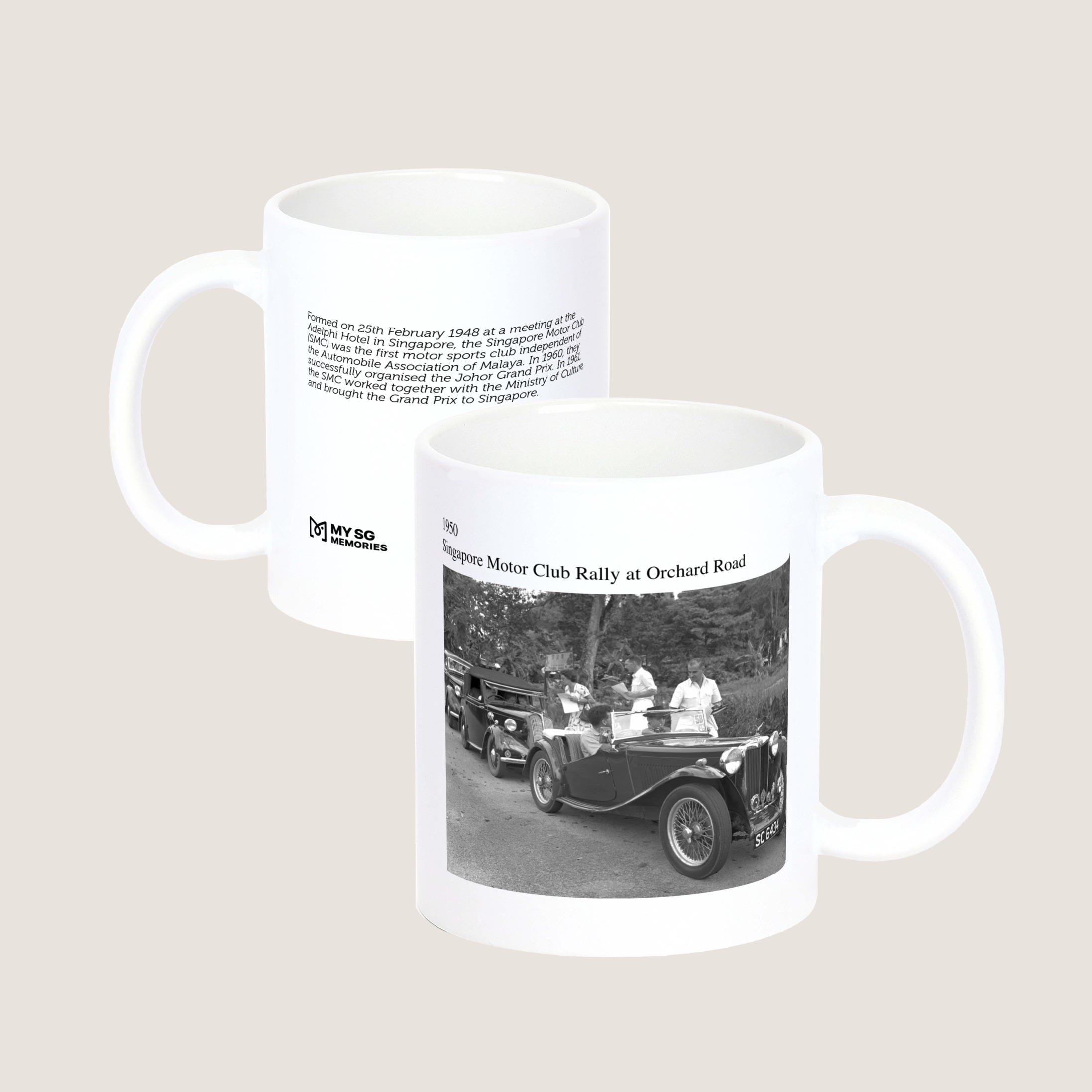 Singapore Motor Club Rally at Orchard Road 1950-My Sg Memories