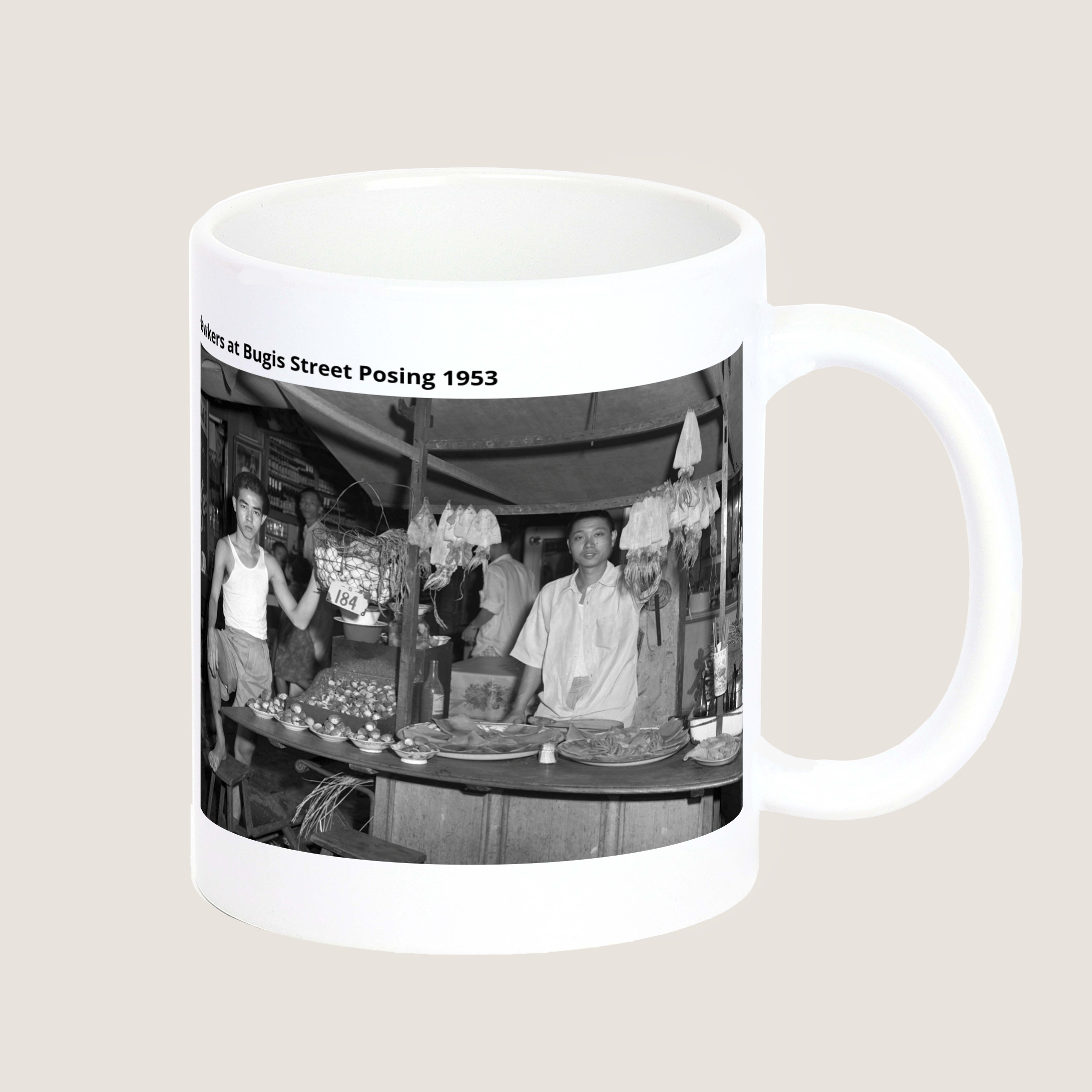 Hawkers at Bugis Street Posing 1953-My Sg Memories