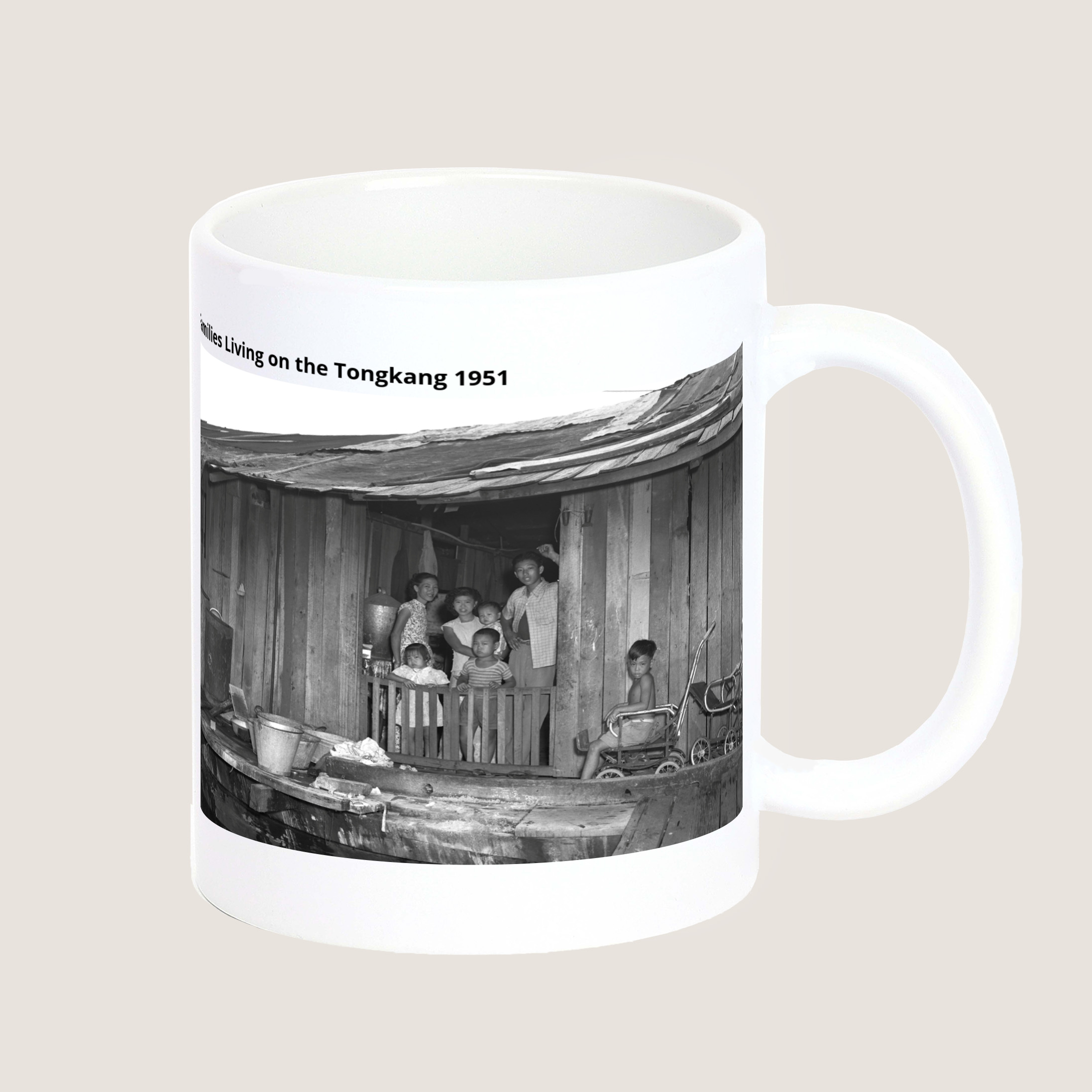 Families Living on the Tongkang 1951