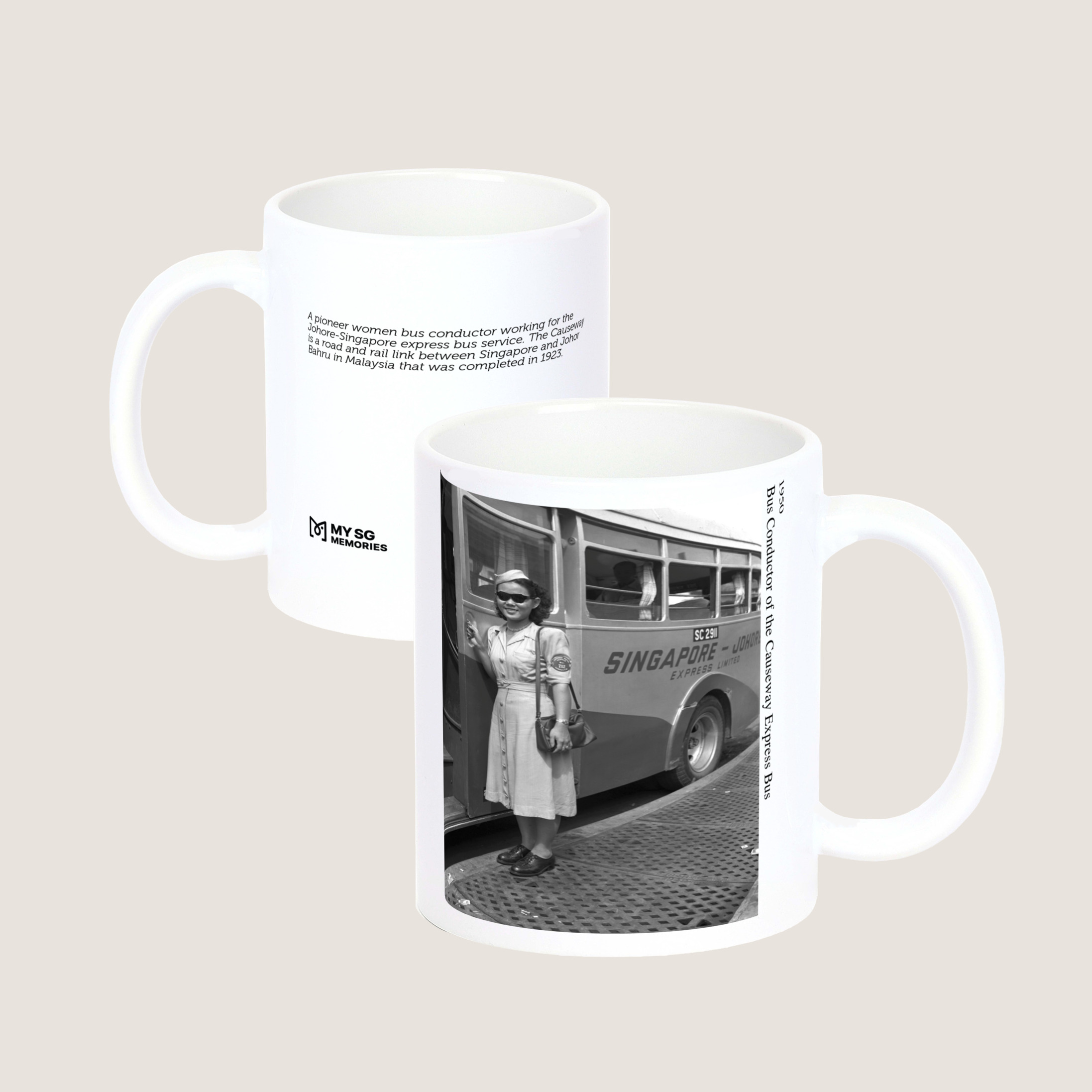 Bus Conductor of the Causeway Express Bus 1950-My Sg Memories