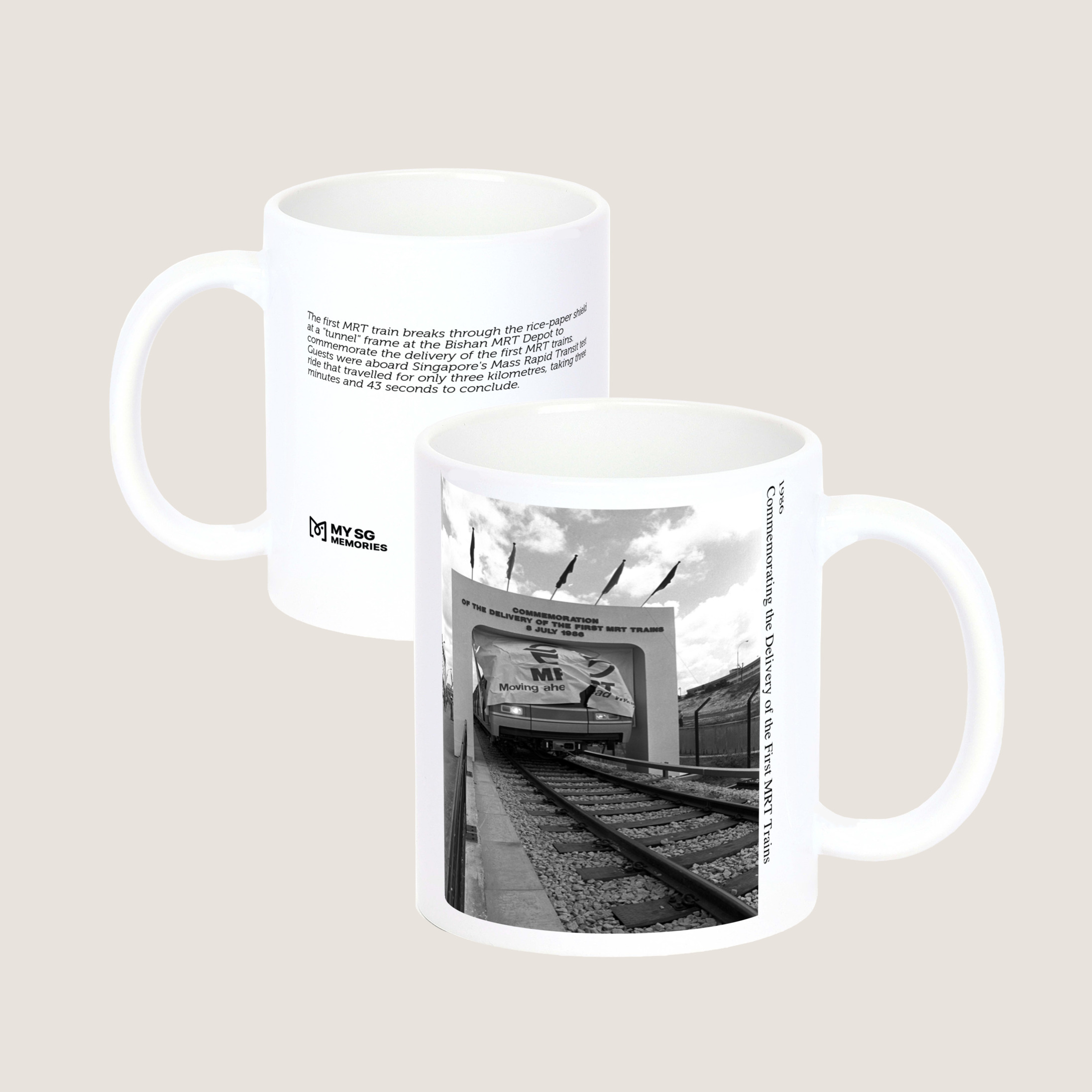 Commemorating the Delivery of the First MRT Trains 1986-My Sg Memories