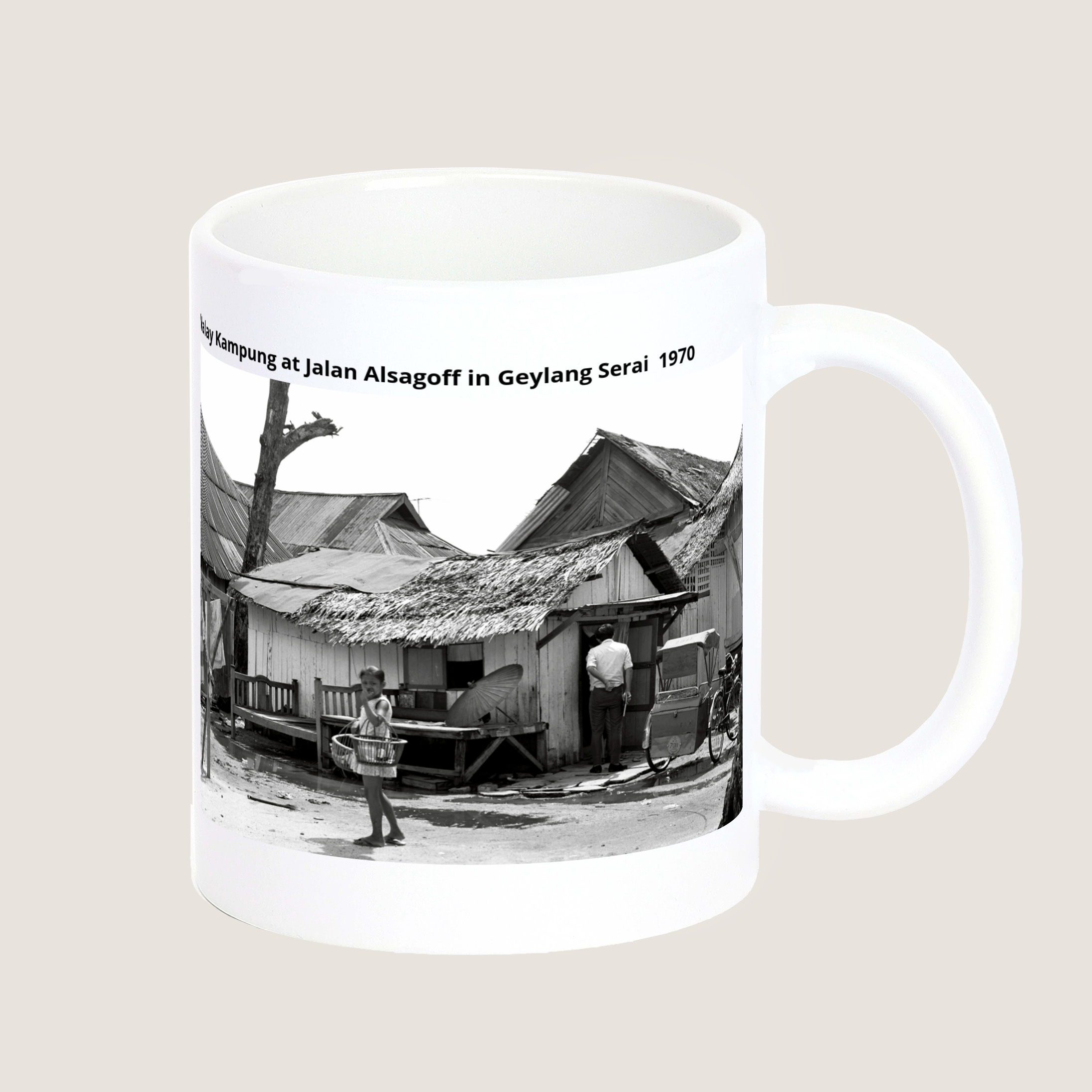 Malay Kampung at Jalan Alsagoff in Geylang Serai 1970-My Sg Memories