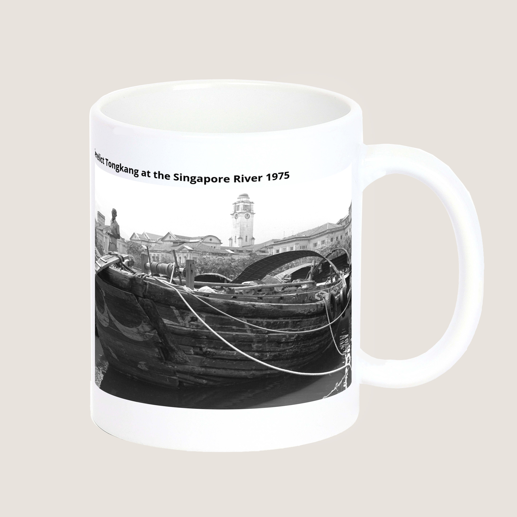 Derelict Tongkang at the Singapore River 1975-My Sg Memories