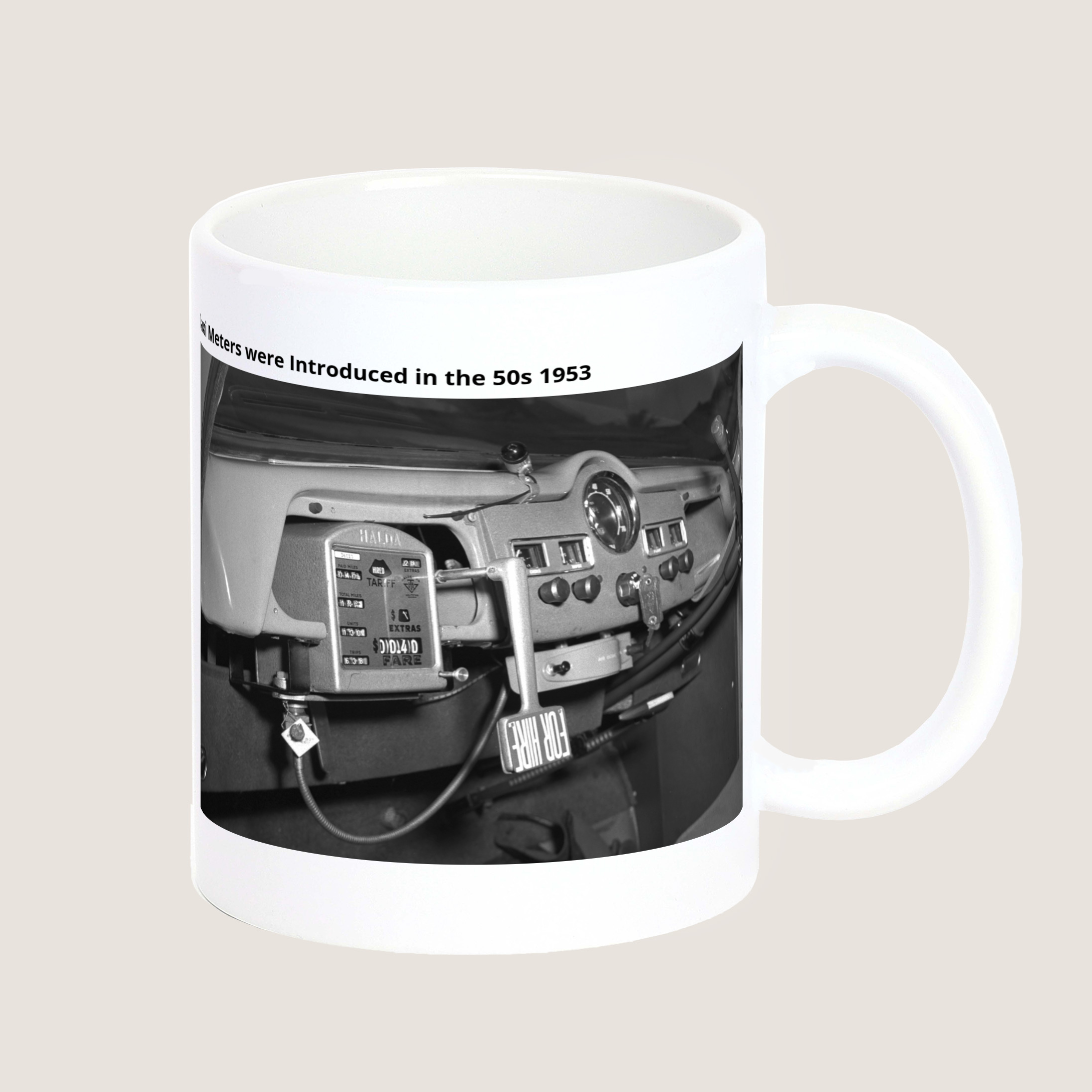 Taxi Meters were Introduced in the 50s 1953-My Sg Memories