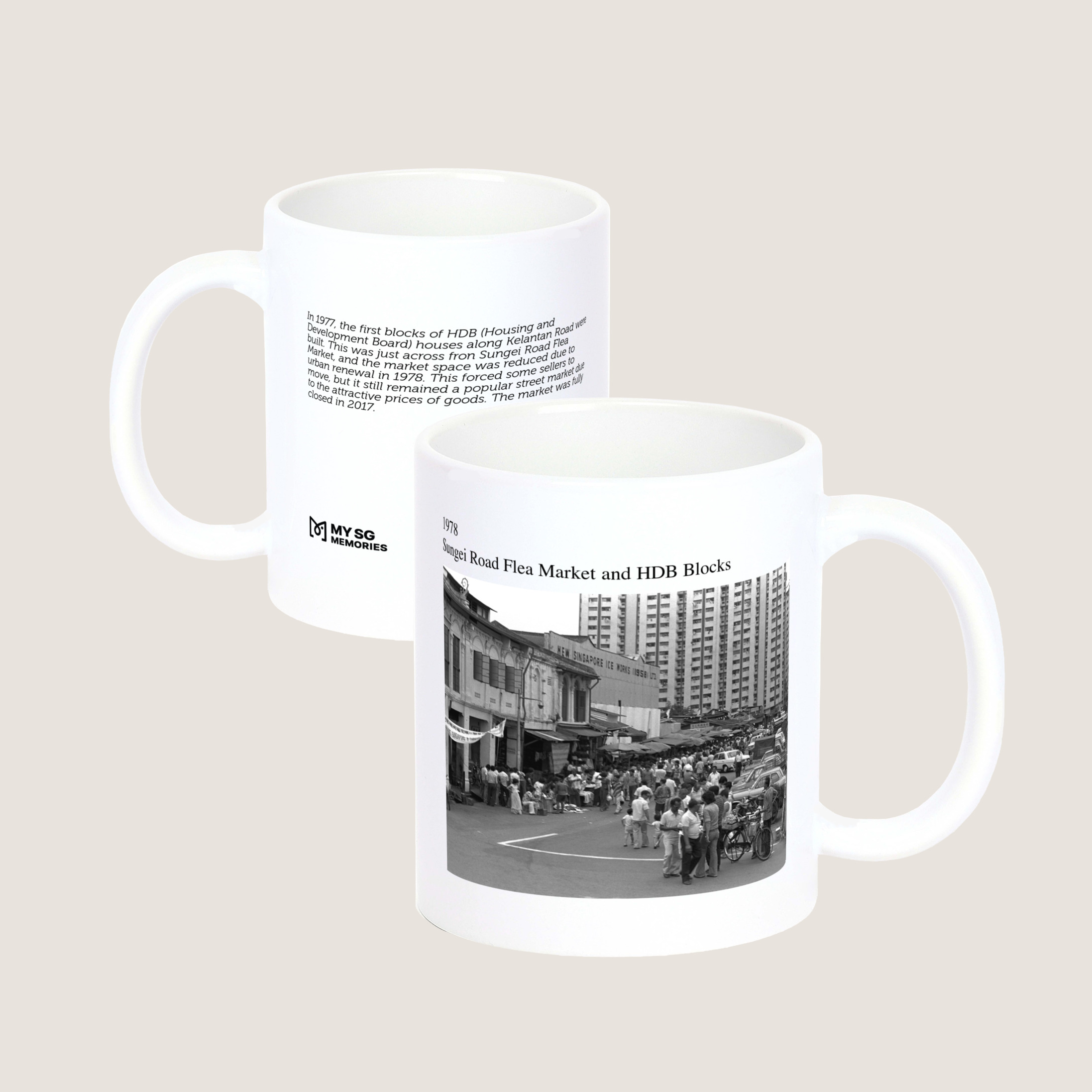 Sungei Road Flea Market and HDB Blocks 1978-My Sg Memories