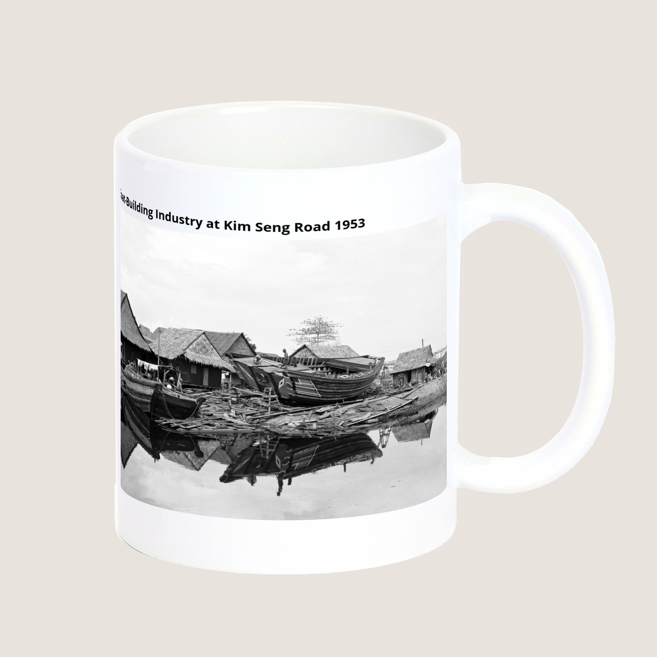 Boat-Building Industry at Kim Seng Road 1953-My Sg Memories