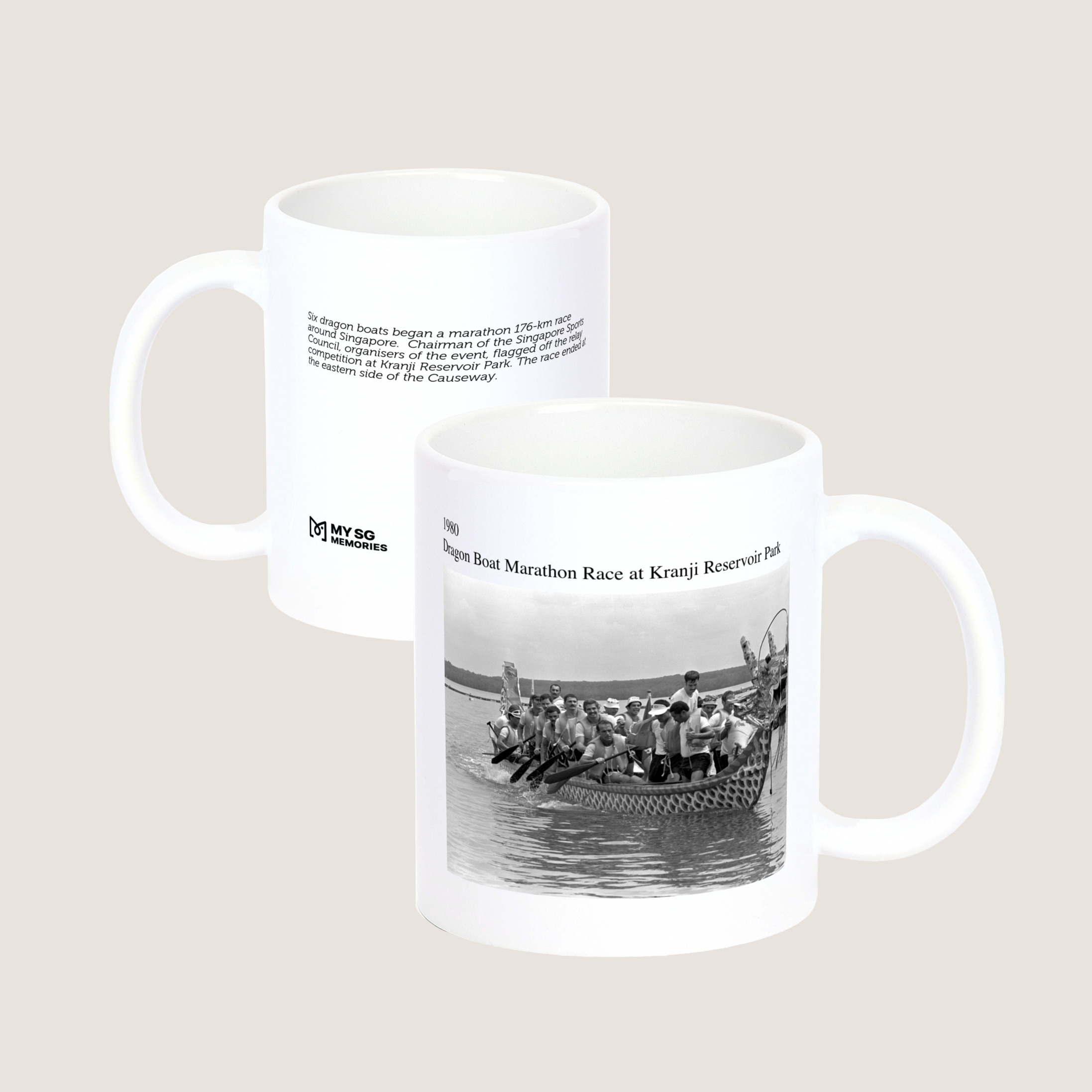Dragon Boat Marathon Race at Kranji Reservoir Park 1980-My Sg Memories