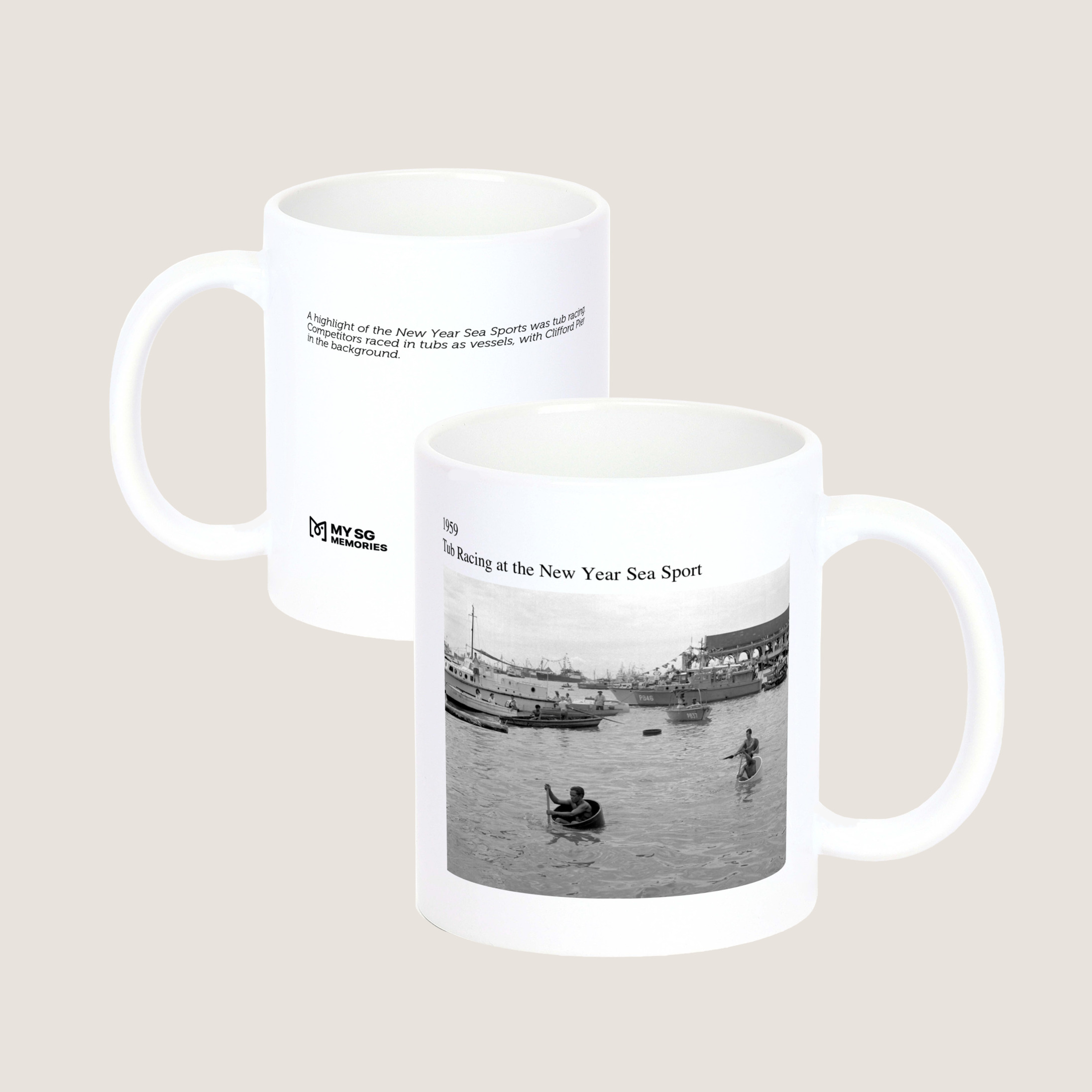 Tub Racing at the New Year Sea Sport 1959-My Sg Memories