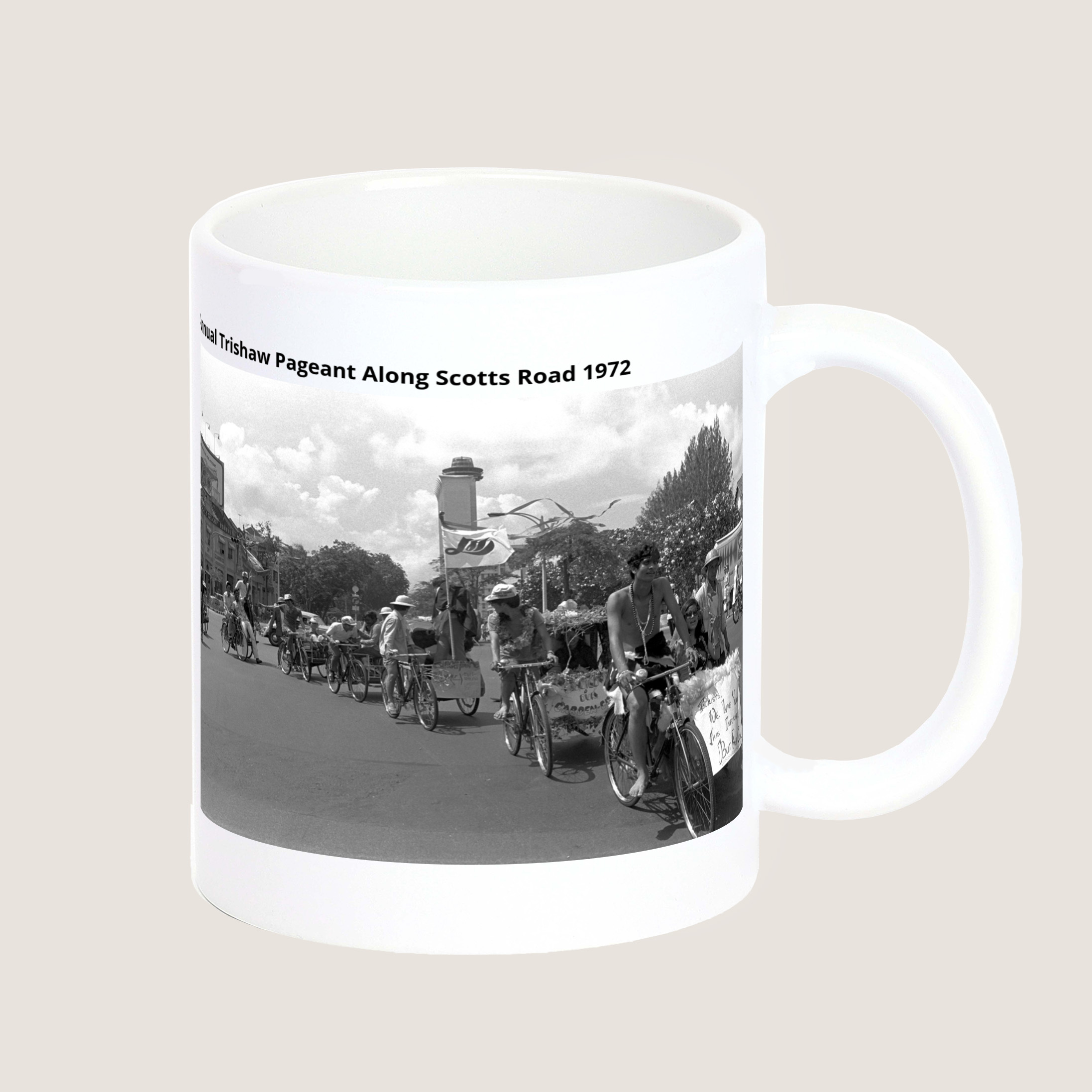 Annual Trishaw Pageant Along Scotts Road 1972-My Sg Memories