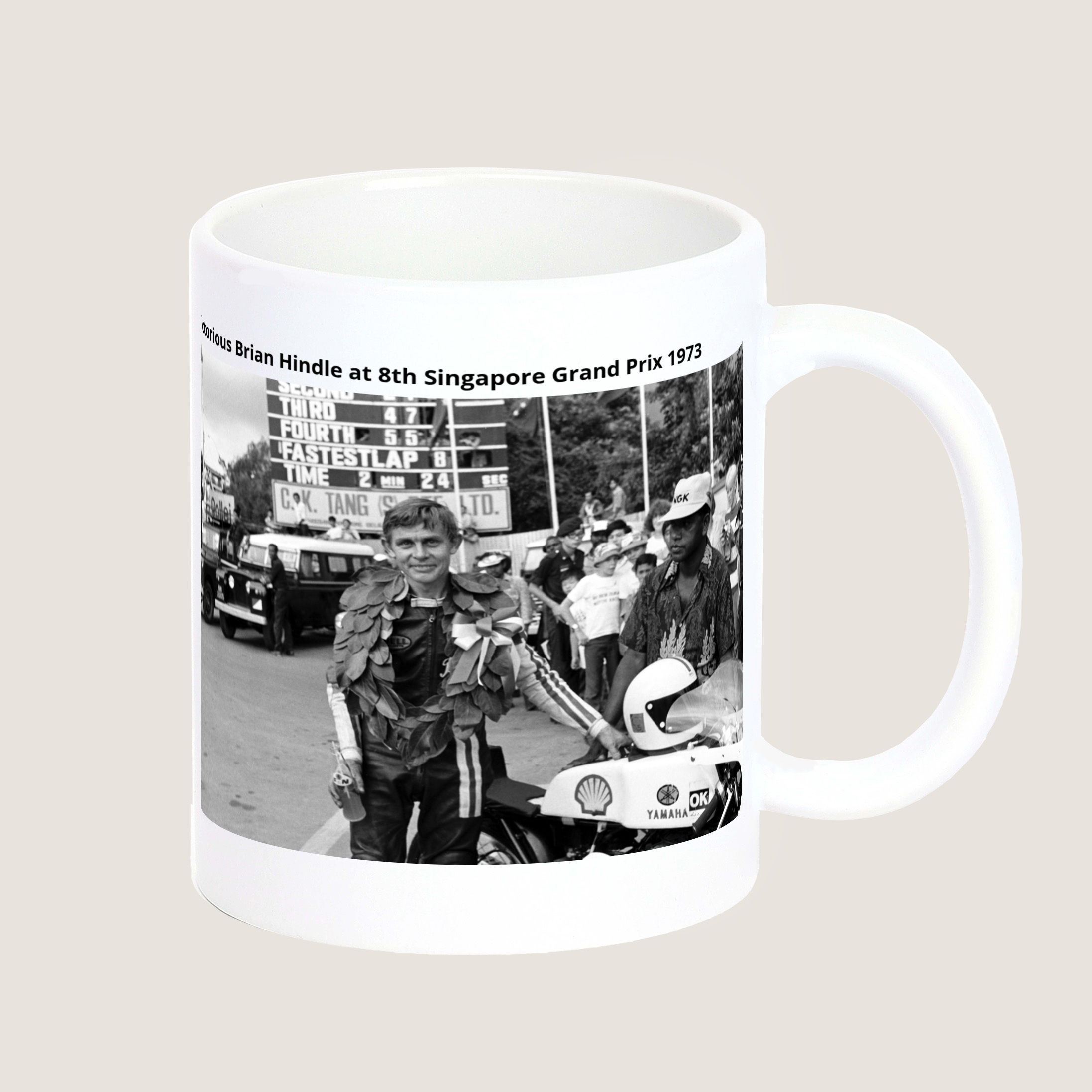 Victorious Brian Hindle at 8th Singapore Grand Prix 1973-My Sg Memories