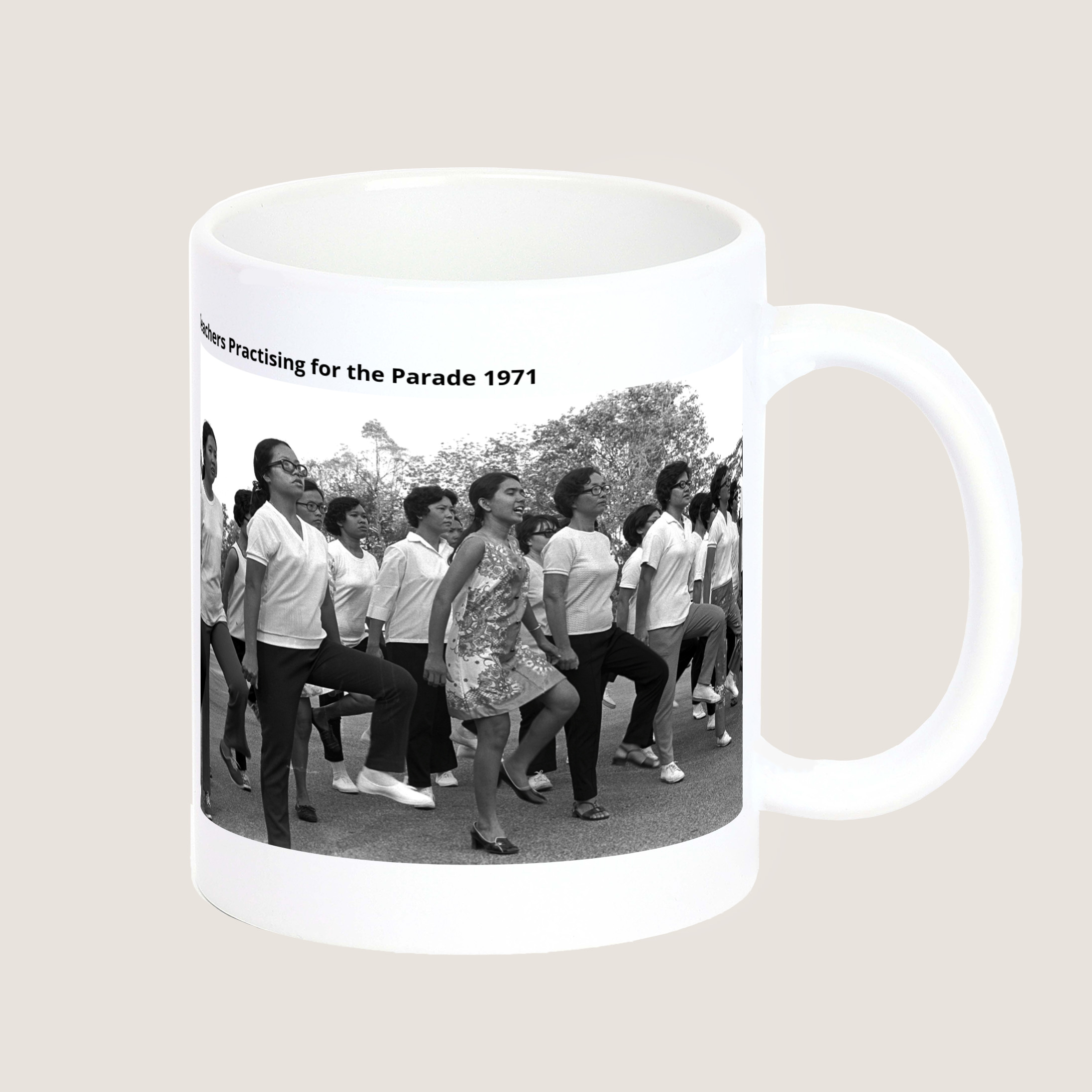 Teachers Practising for the Parade 1971-My Sg Memories