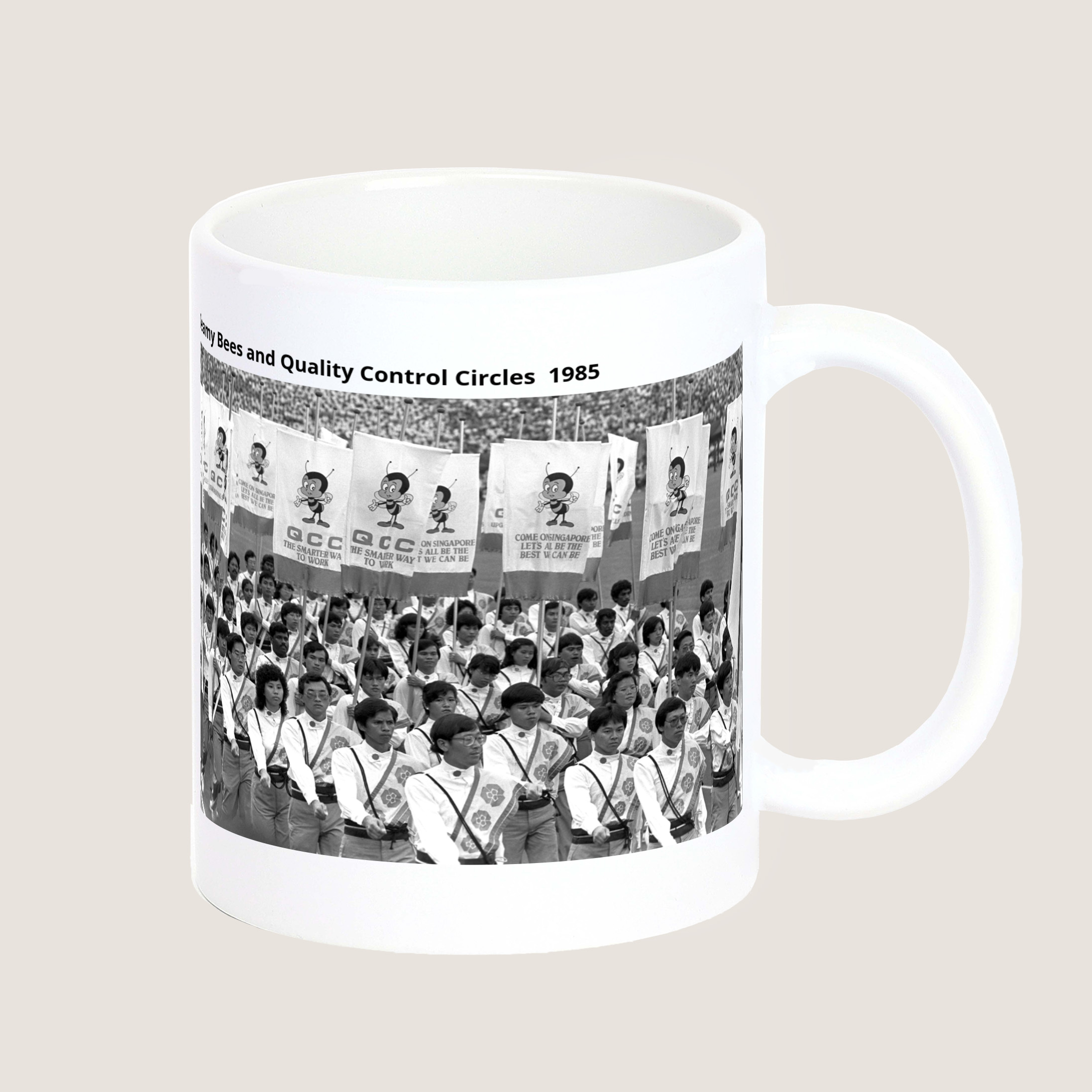 Teamy Bees and Quality Control Circles 1985 Mug