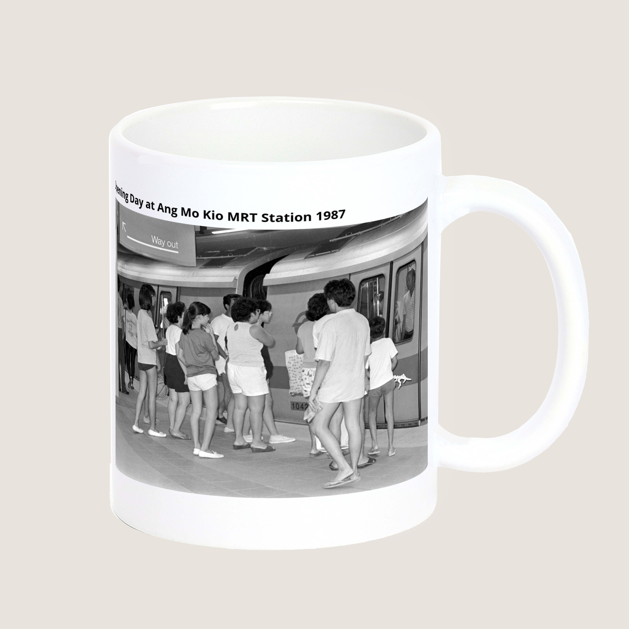 Opening Day at Ang Mo Kio MRT Station 1987-My Sg Memories