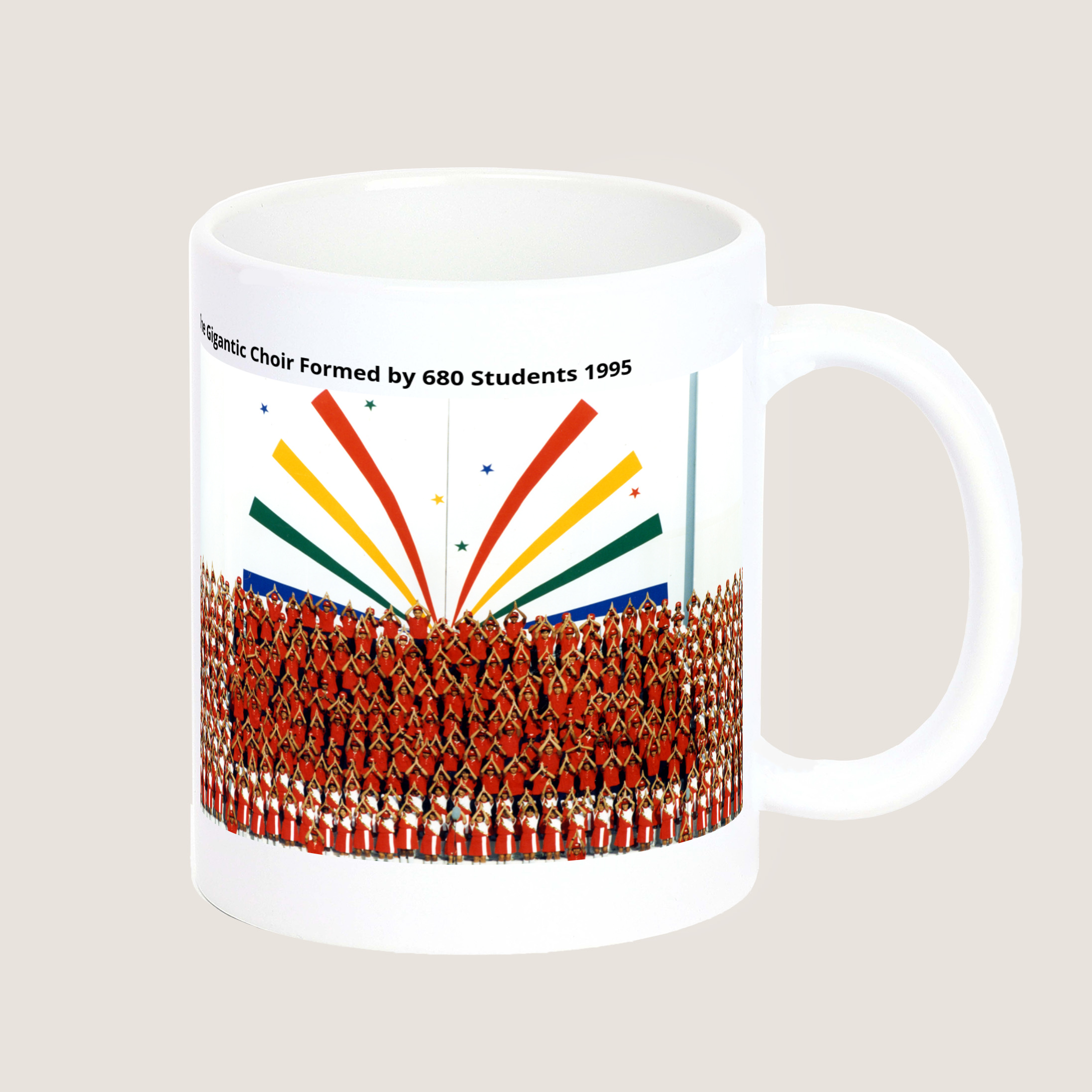 The Gigantic Choir Formed by 680 Students 1995 Mug