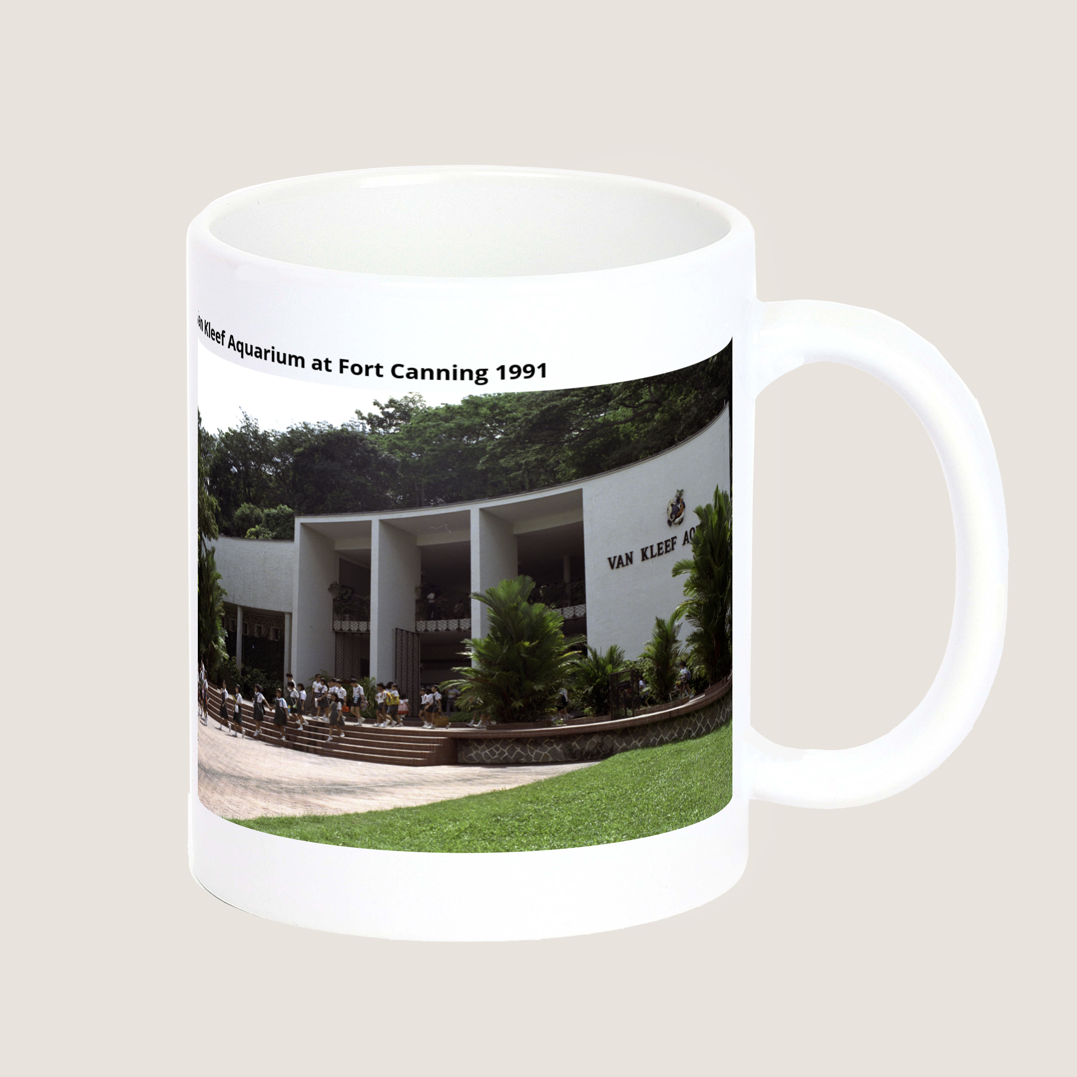 Van Kleef Aquarium at Fort Canning 1991 Mug