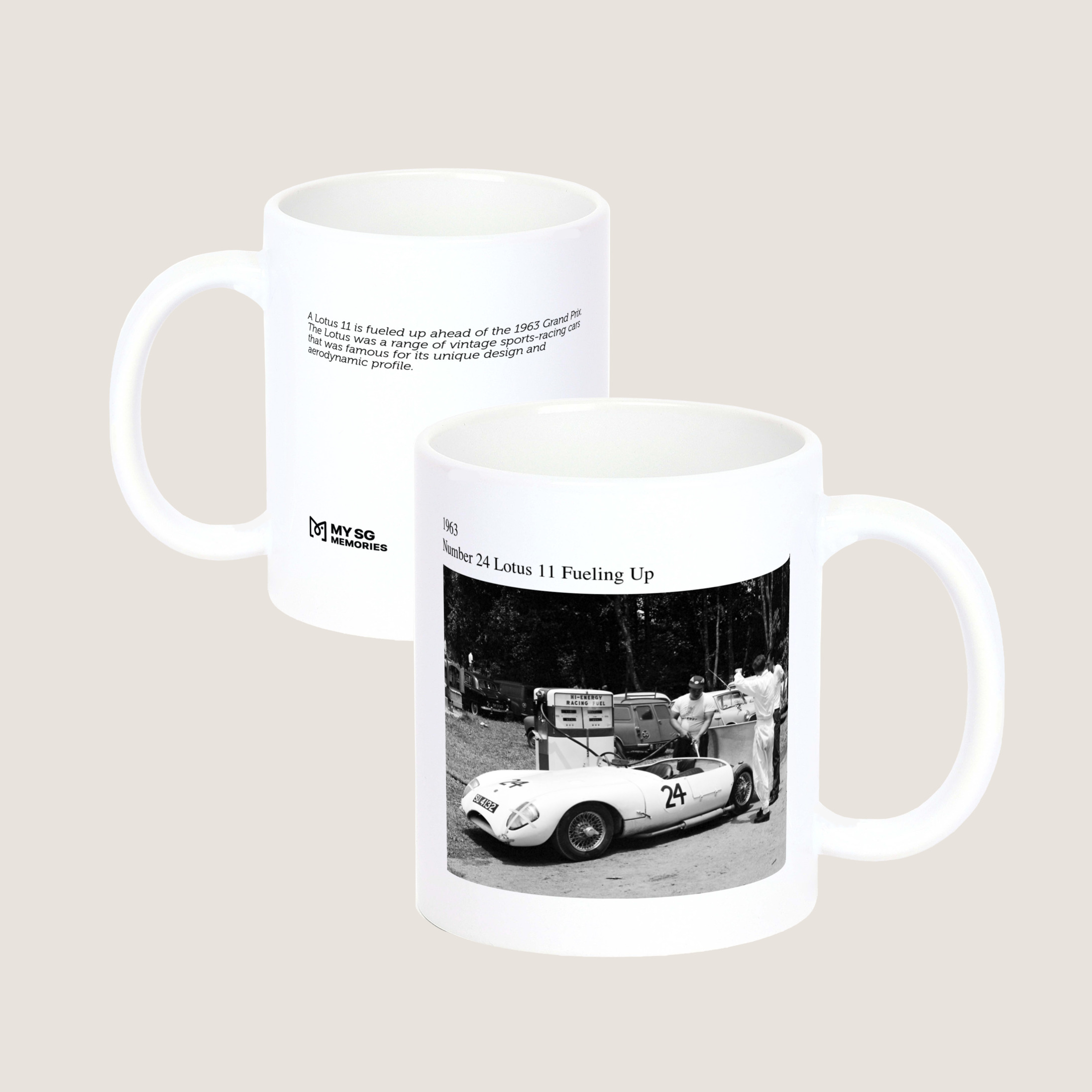 Number 24 Lotus 11 Fueling Up 1963-My Sg Memories