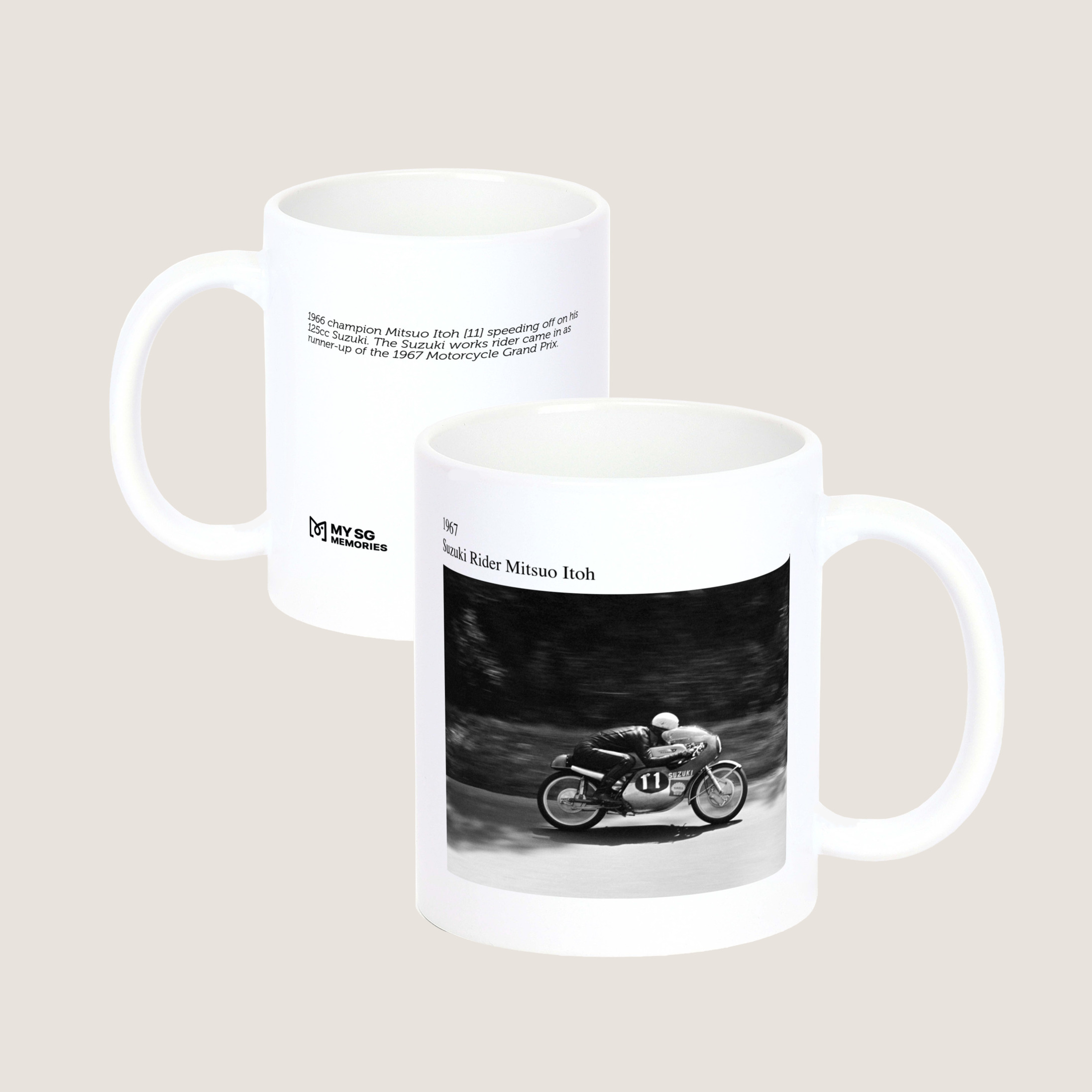 Suzuki Rider Mitsuo Itoh 1967-My Sg Memories