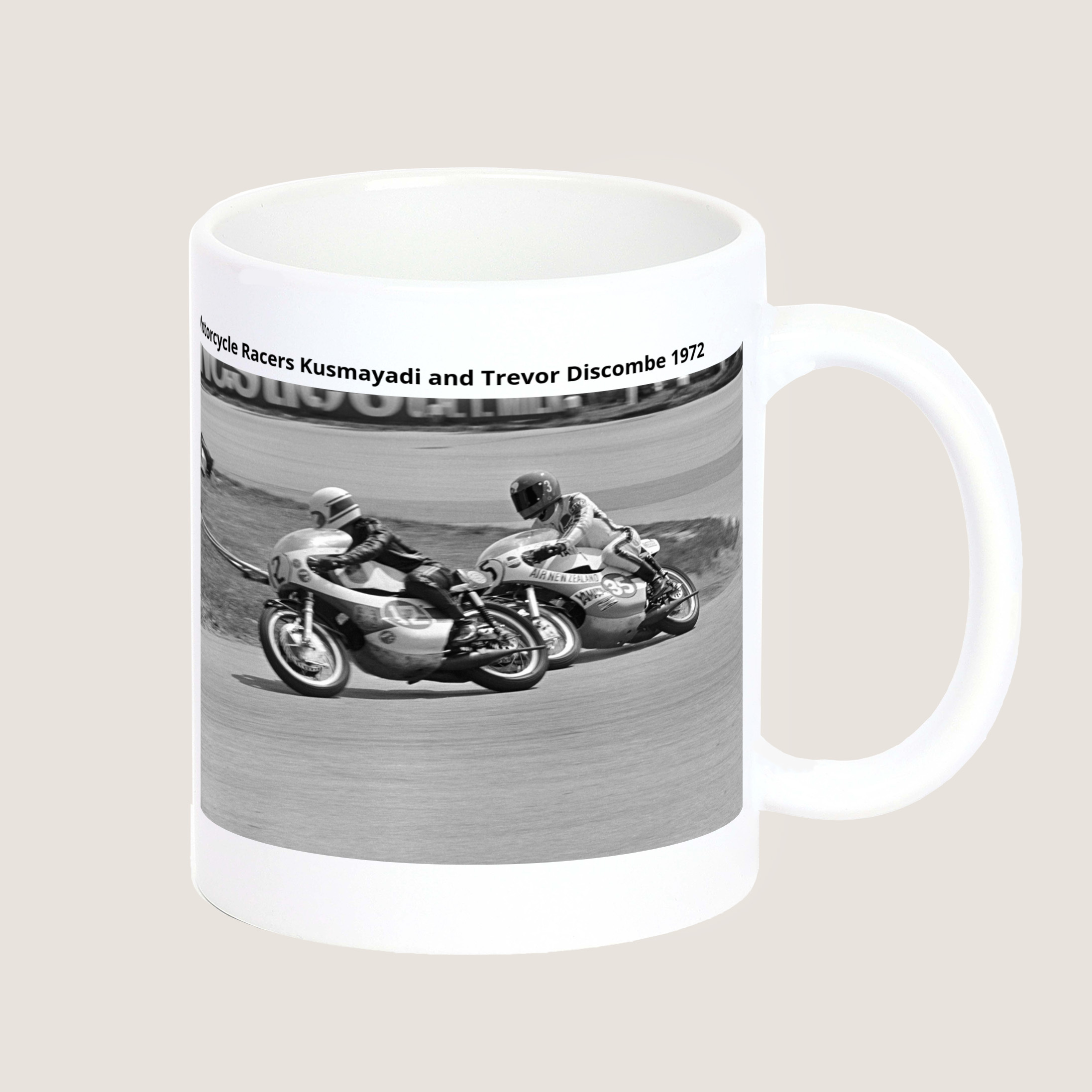 Motorcycle Racers Kusmayadi and Trevor Discombe 1972