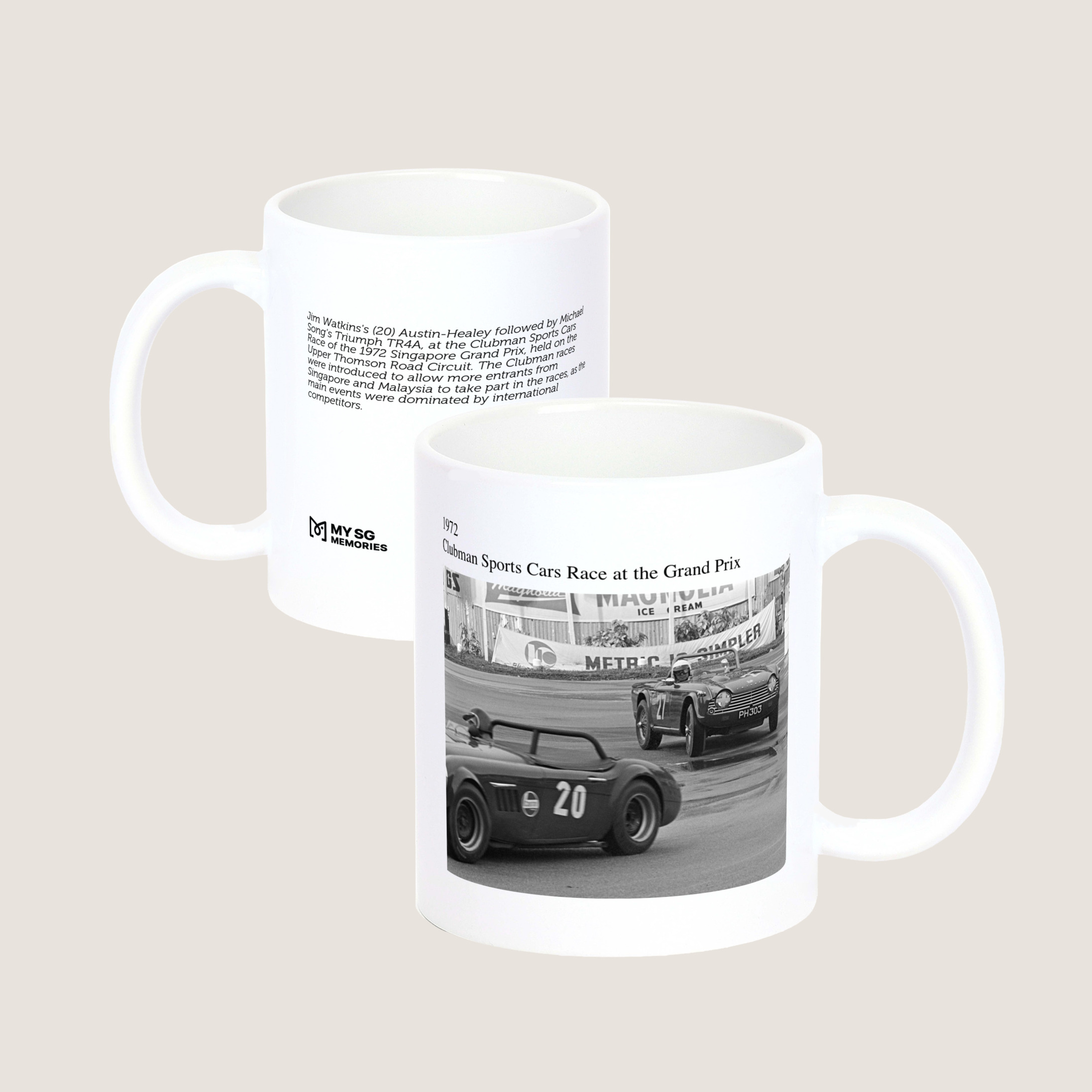 Clubman Sports Cars Race at the Grand Prix 1972-My Sg Memories