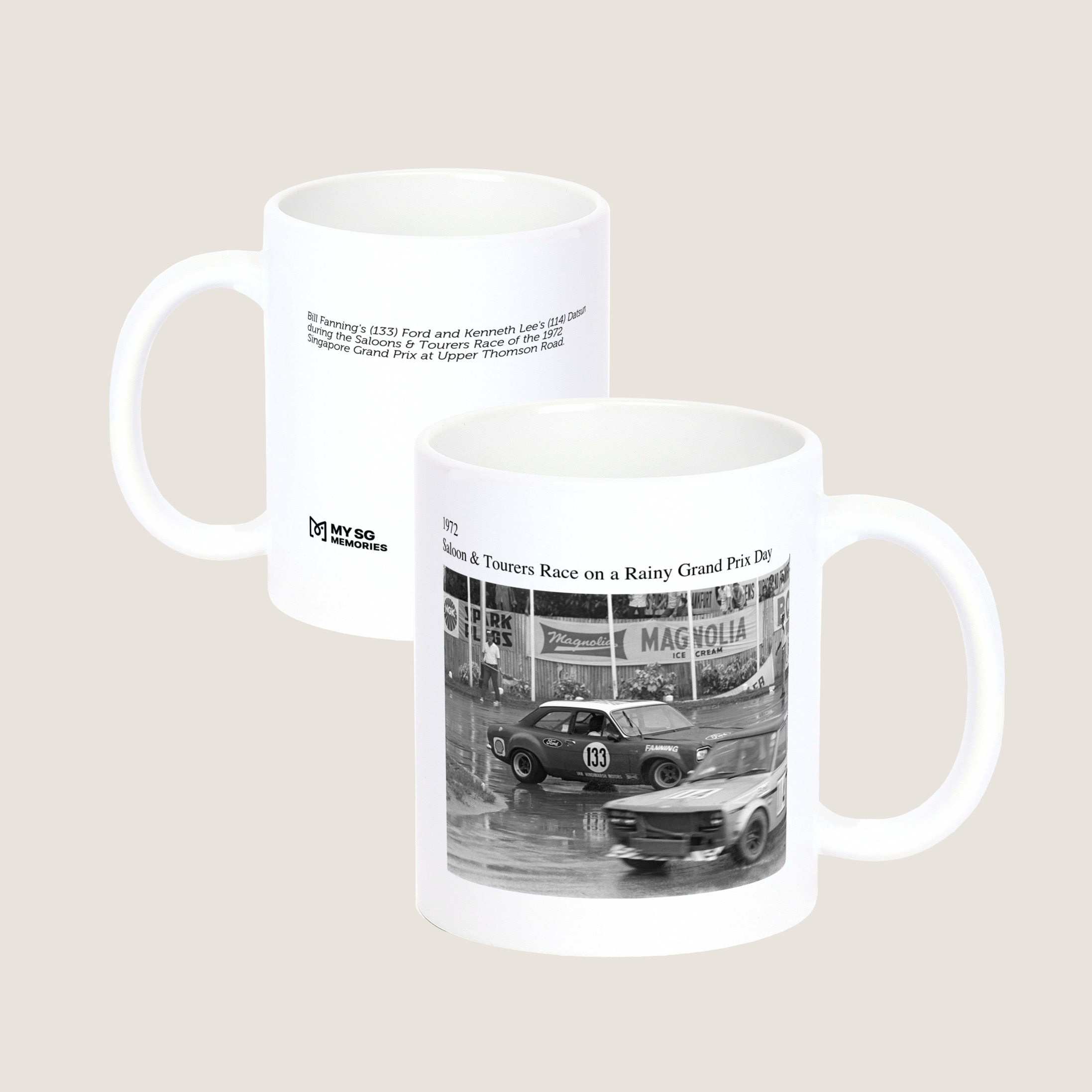 Saloon & Tourers Race on a Rainy Grand Prix Day 1972-My Sg Memories