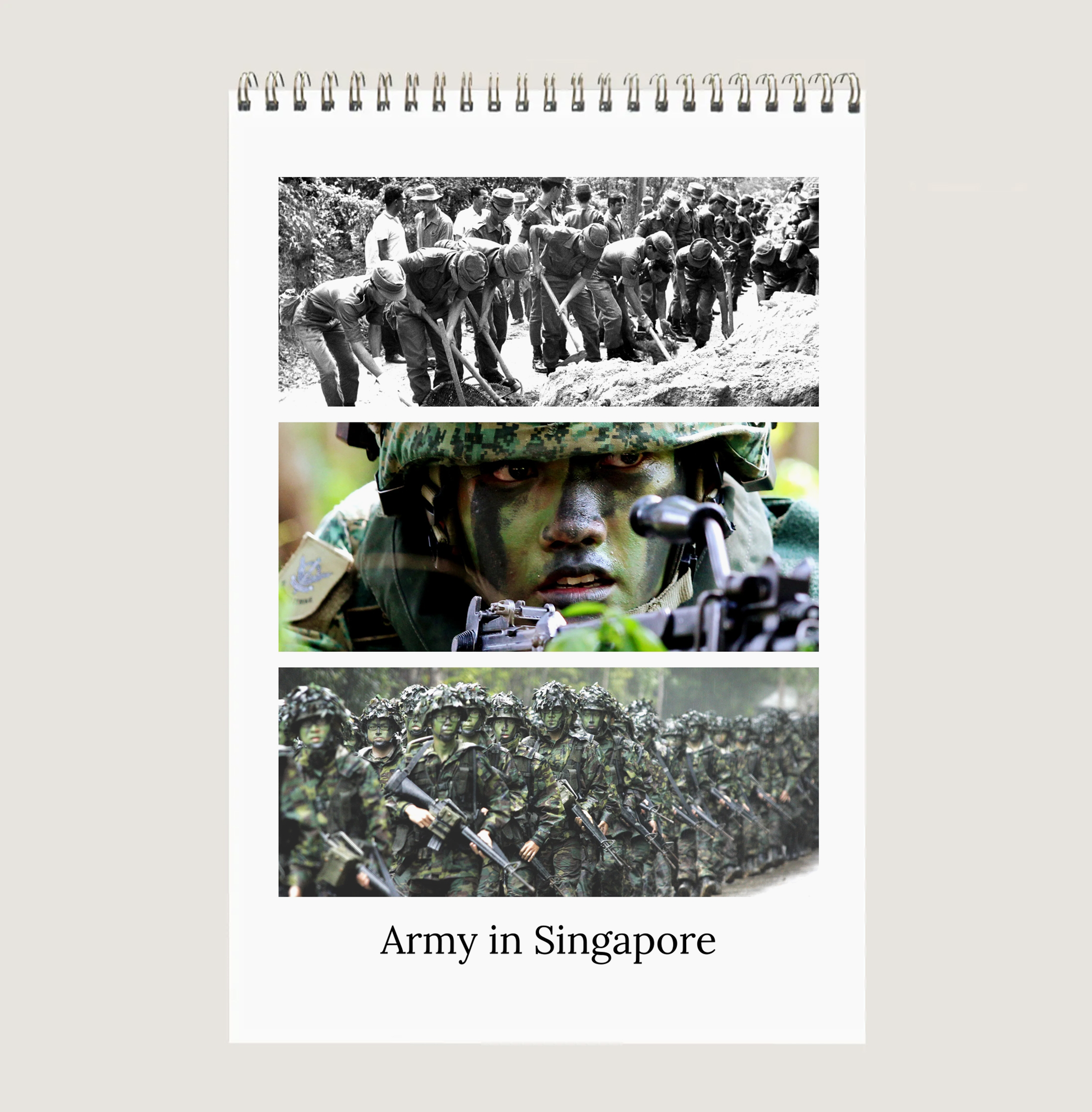 Army in Singapore Calendar