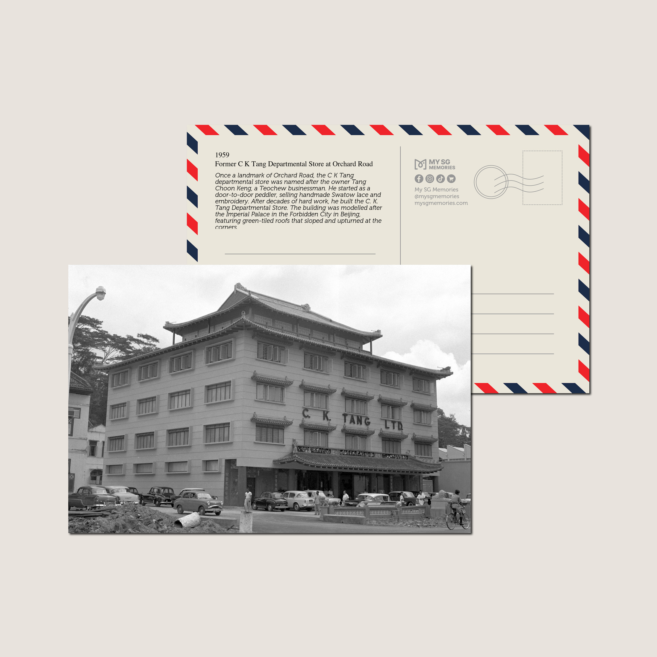 Former C K Tang Departmental Store at Orchard Road 1959-My Sg Memories