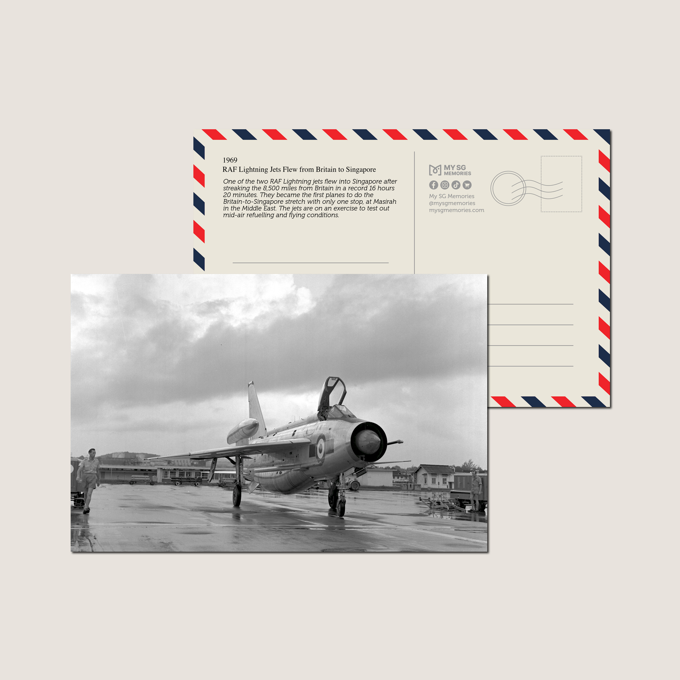 RAF Lightning Jets Flew from Britain to Singapore 1969-My Sg Memories