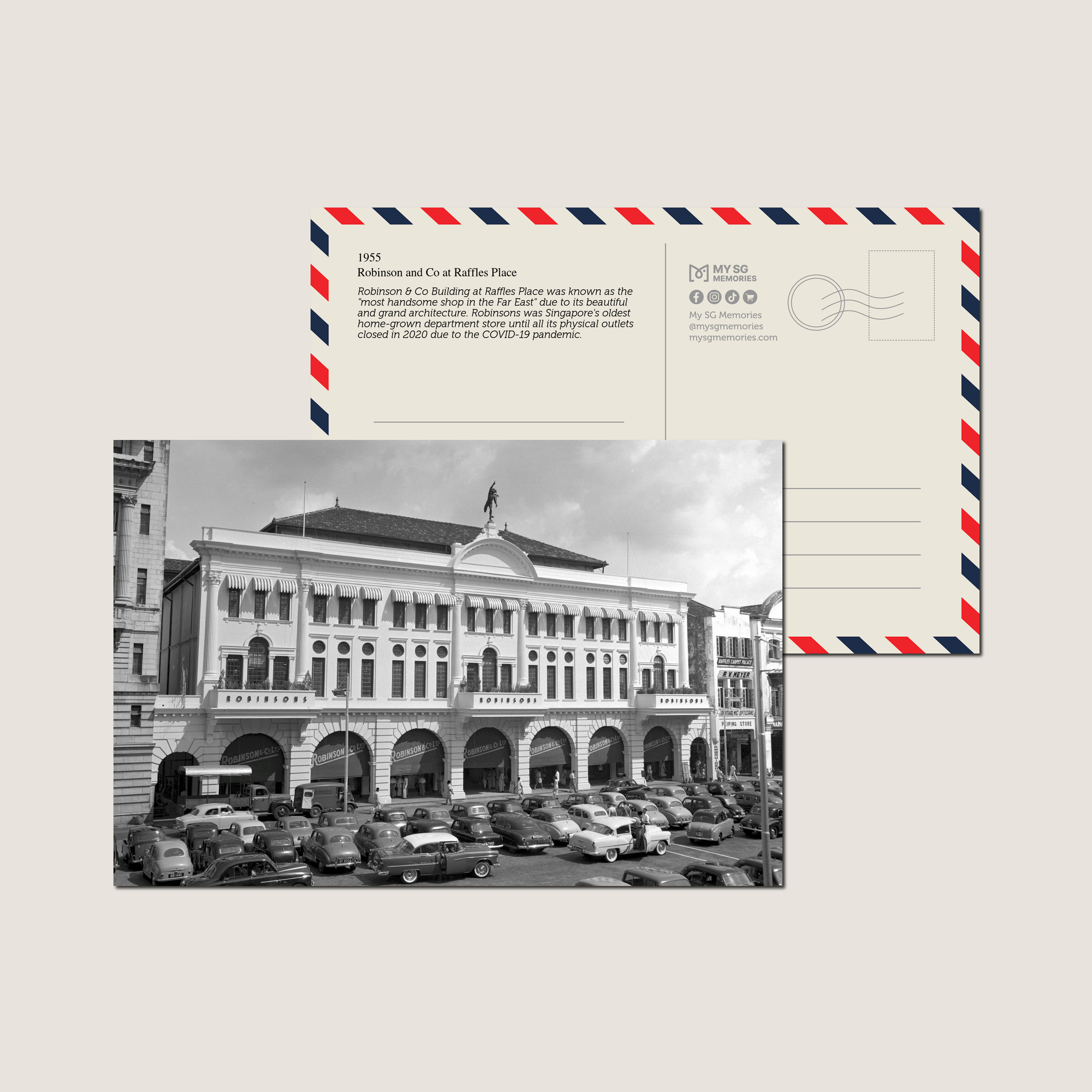 Robinson and Co at Raffles Place 1955-My Sg Memories