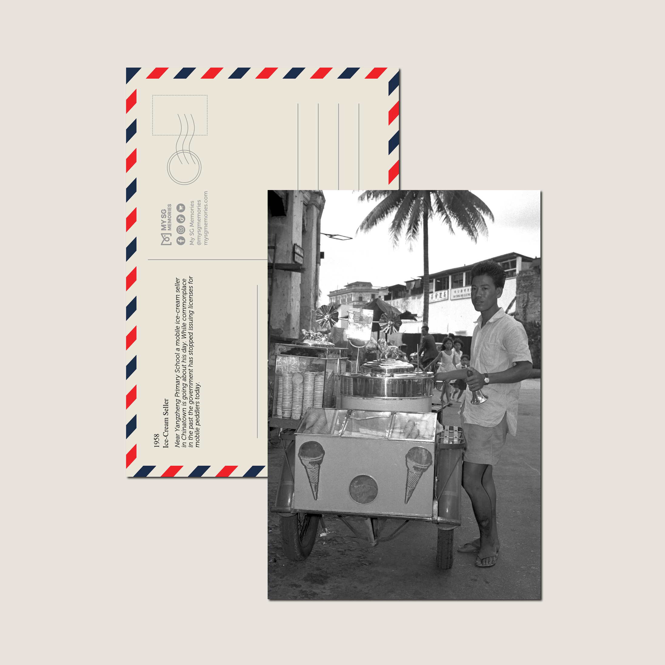 Ice-Cream Seller 1958-My Sg Memories