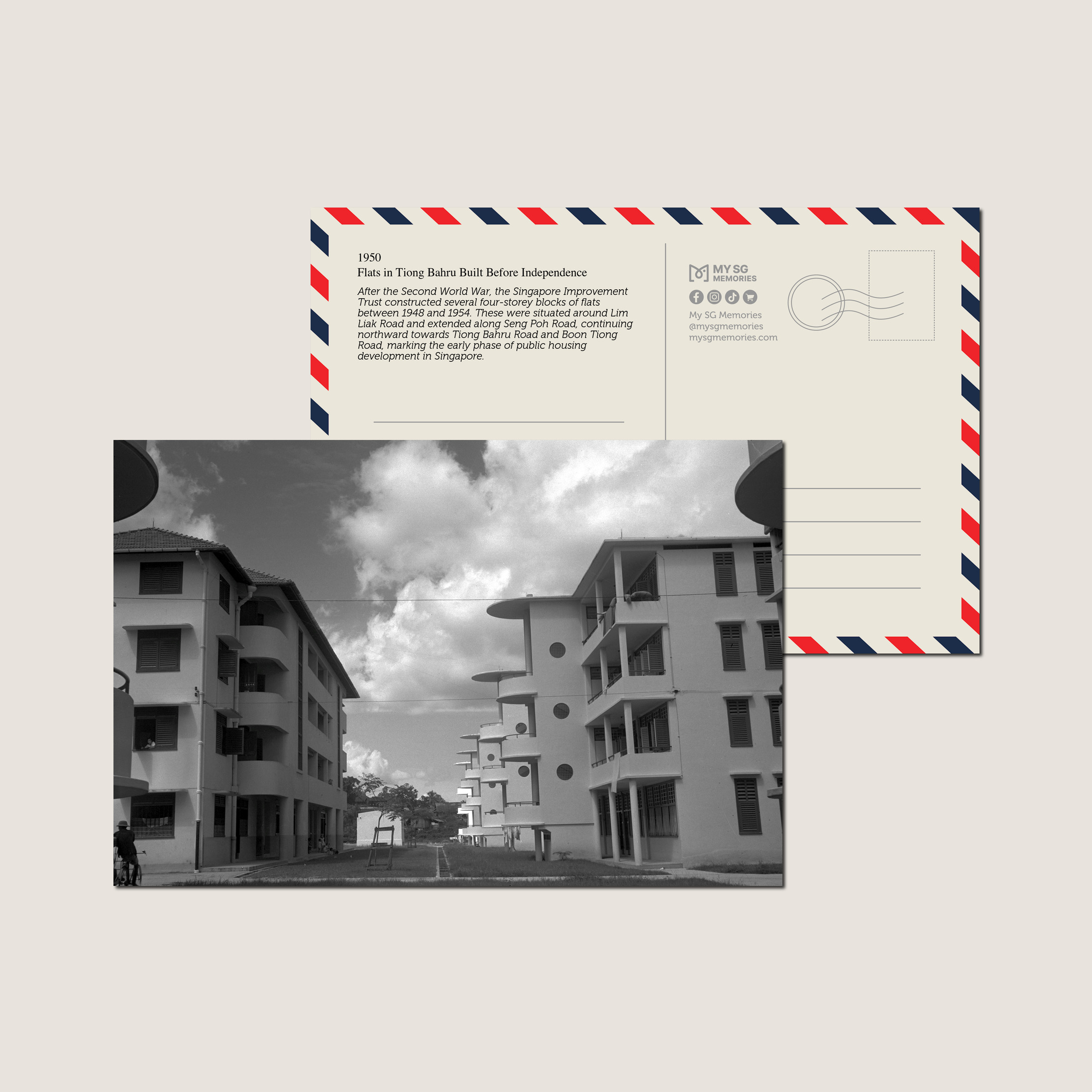 Flats in Tiong Bahru Built Before Independence 1950-My Sg Memories