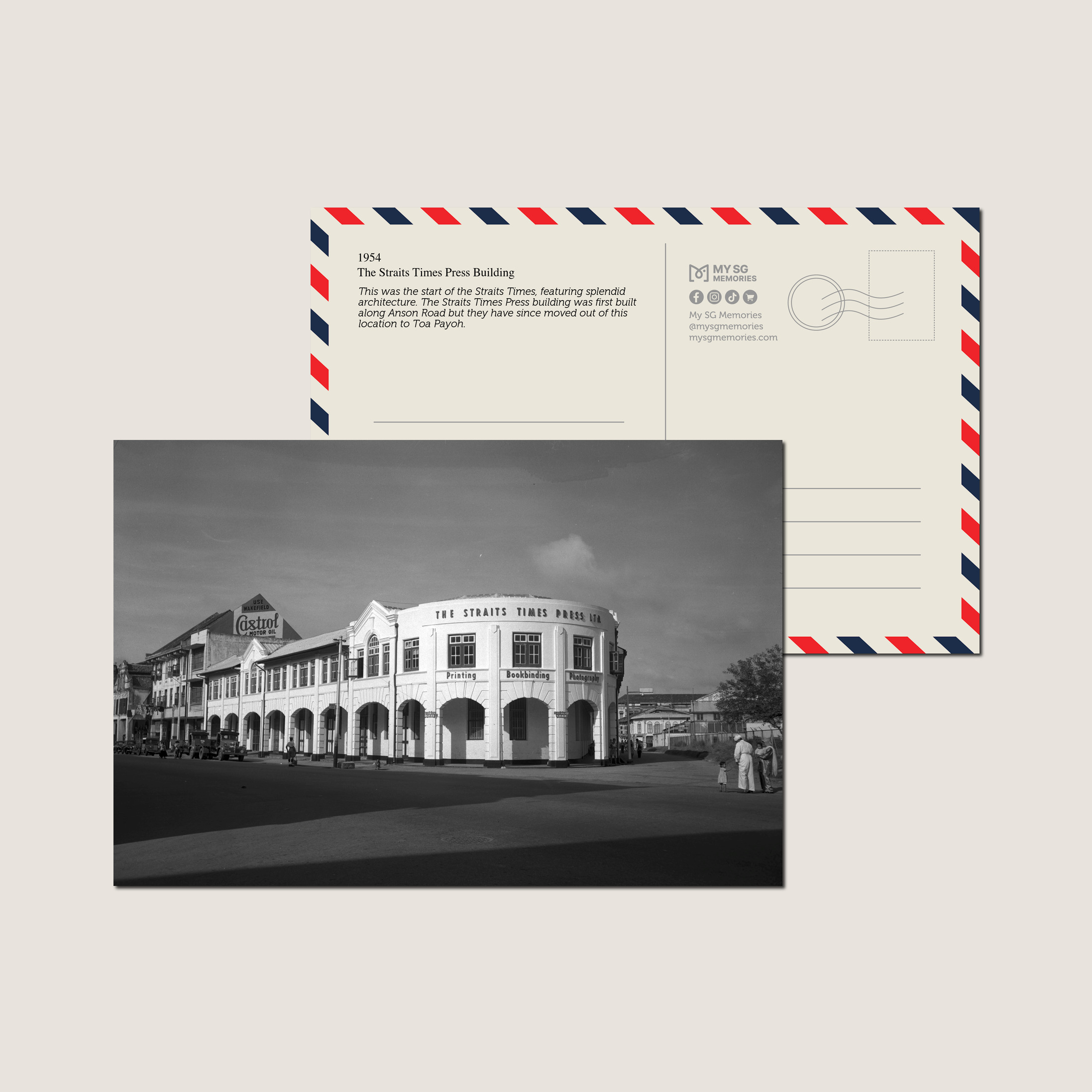 The Straits Times Press Building 1954-My Sg Memories