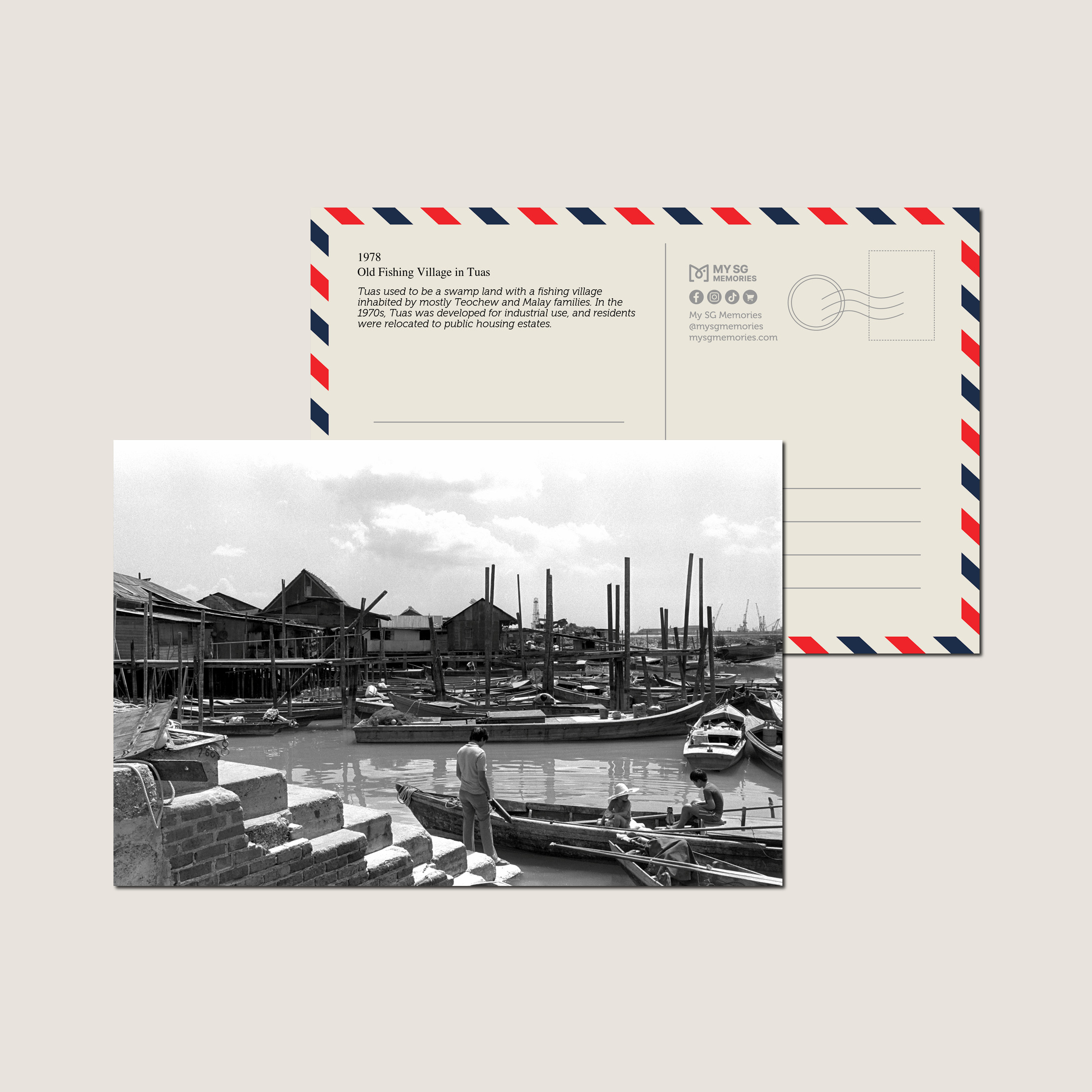 Old Fishing Village in Tuas 1978-My Sg Memories