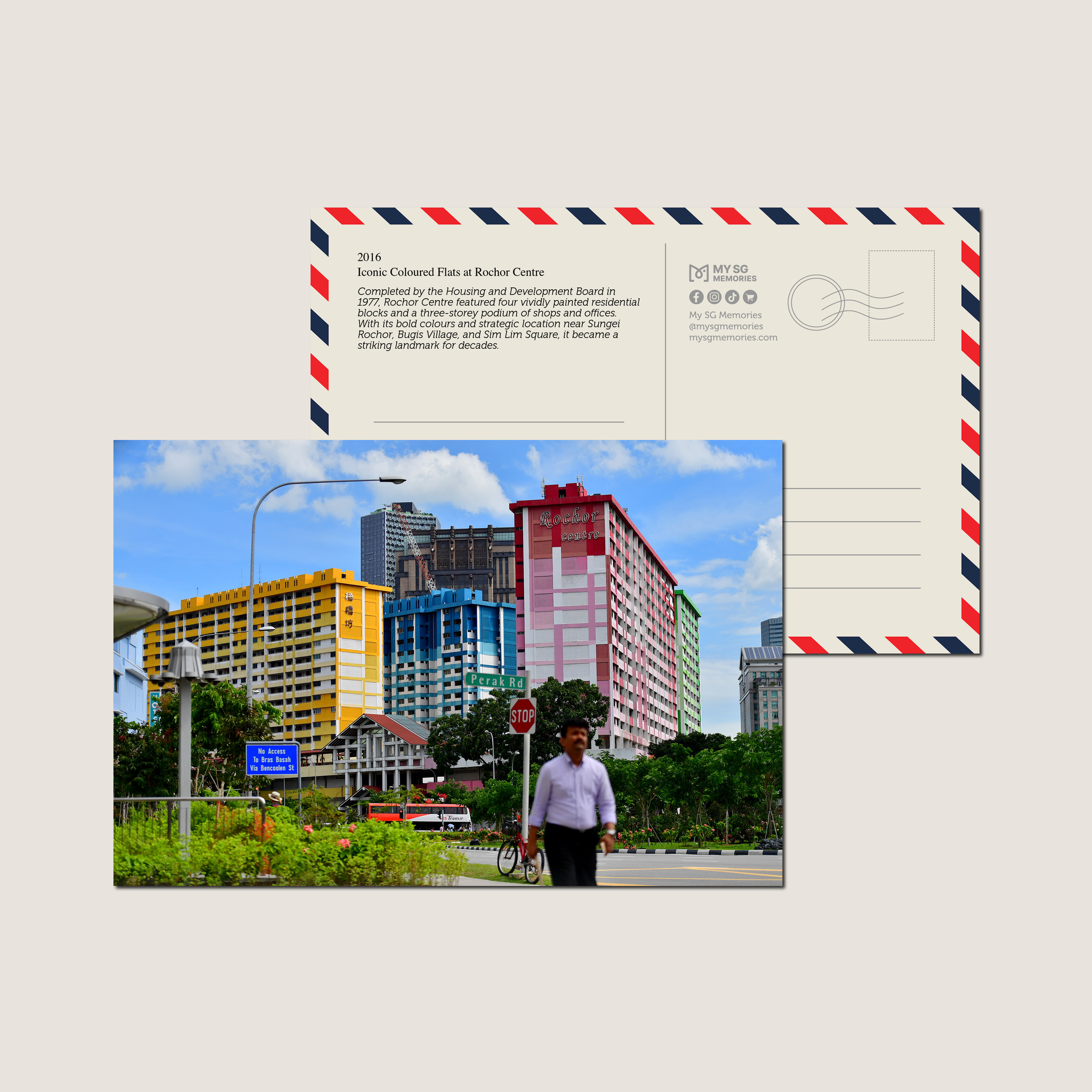Iconic Coloured Flats at Rochor Centre 2016-My Sg Memories