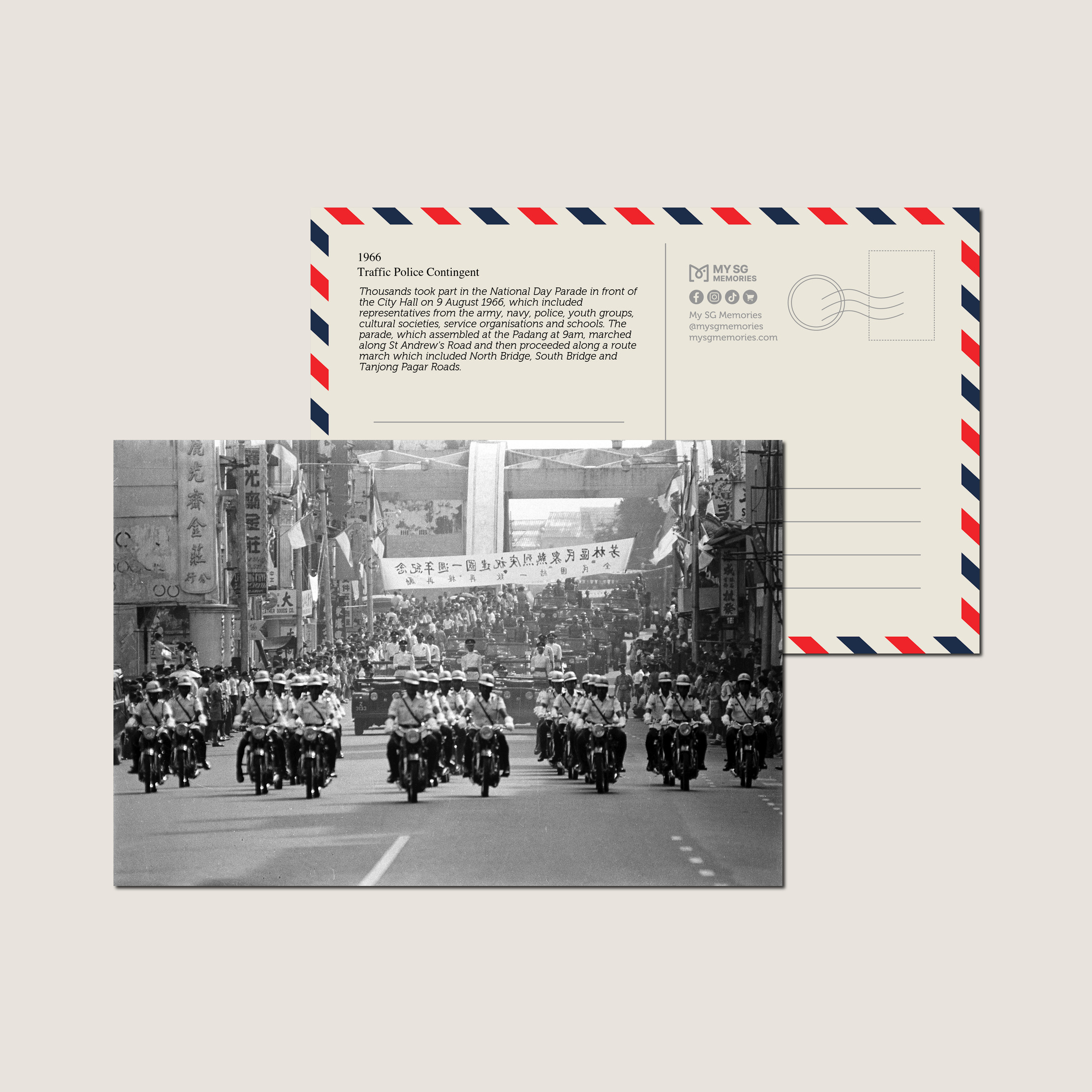 Traffic Police Contingent 1966-My Sg Memories