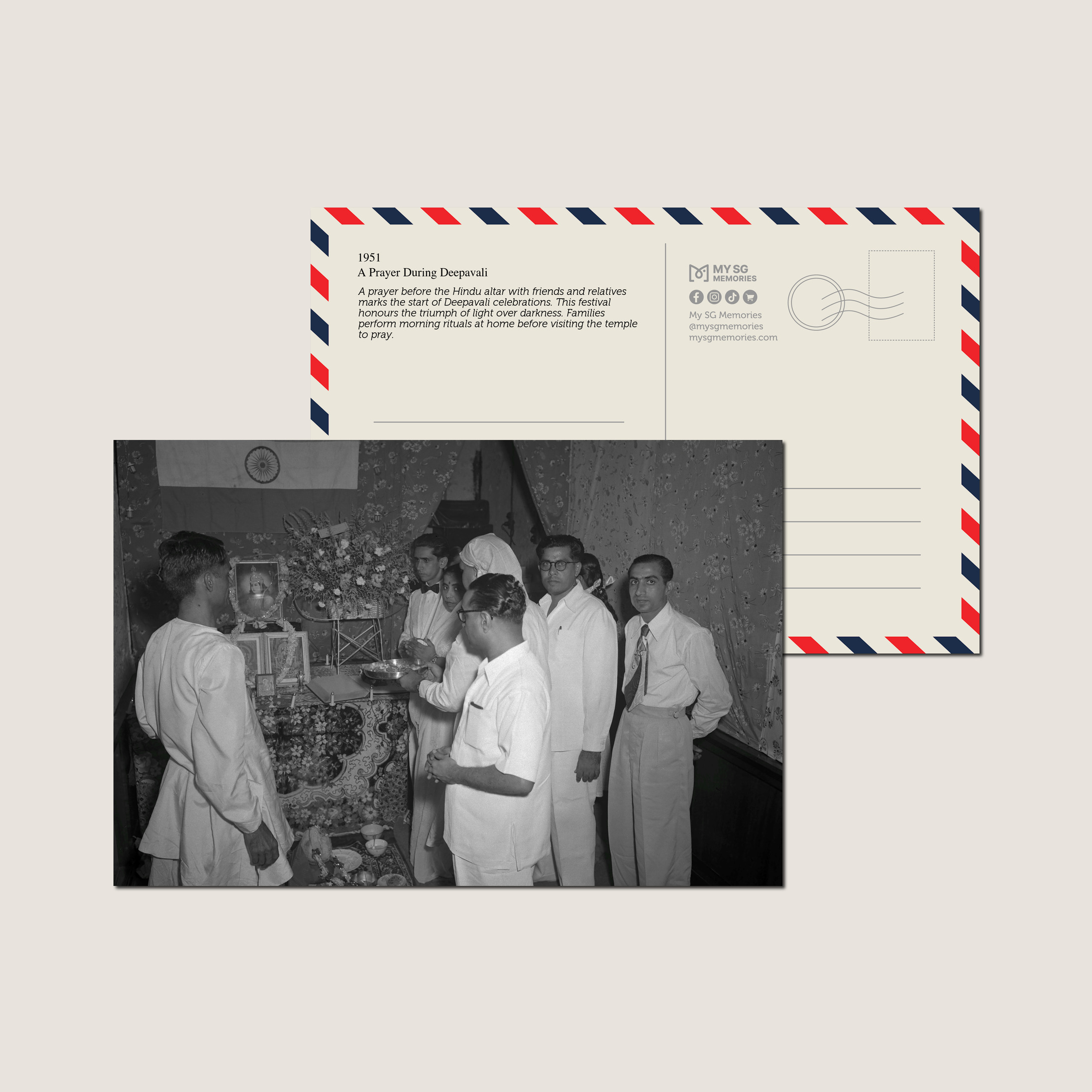 A Prayer During Deepavali 1951-My Sg Memories