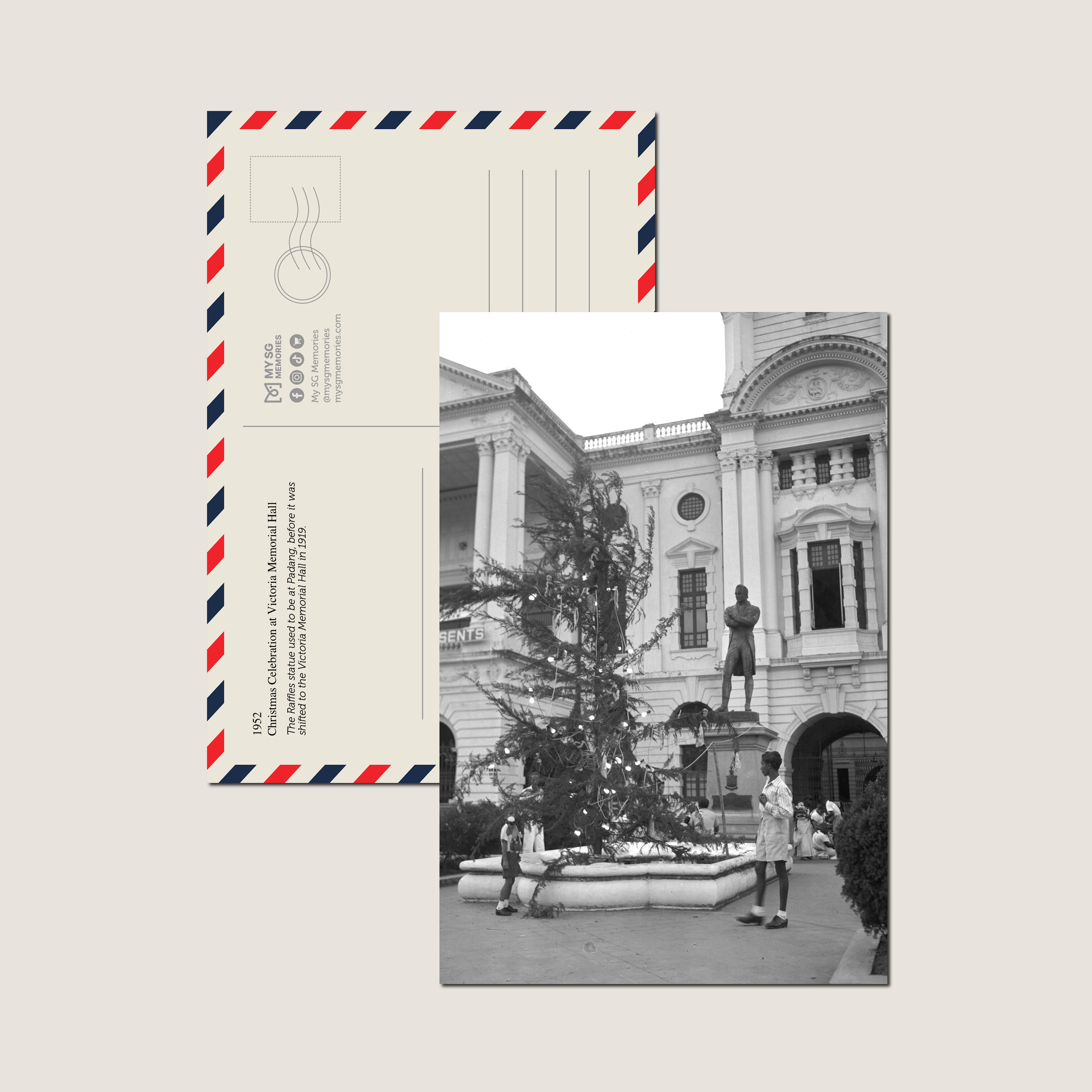 Christmas Celebration at Victoria Memorial Hall 1952-My Sg Memories